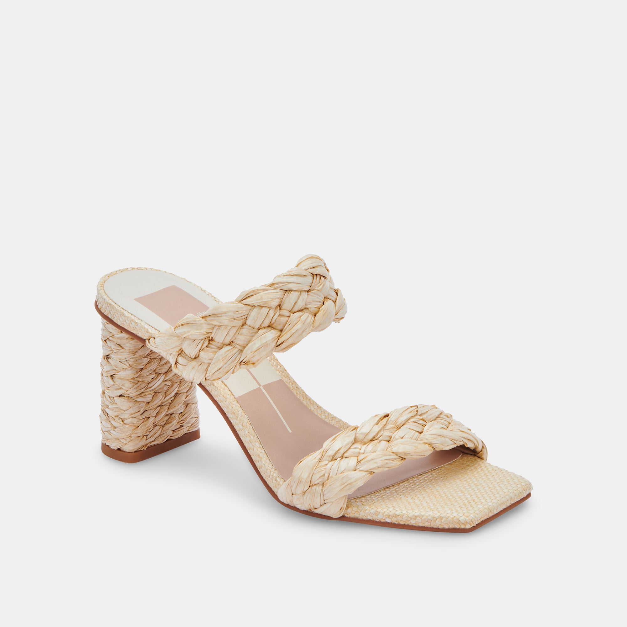 Paily Raffia Heels - Vanilla Raffia Sandals for Women | Comfortable Summer Beach Wedges | Perfect for Vacation, Wedding & Outdoor Events