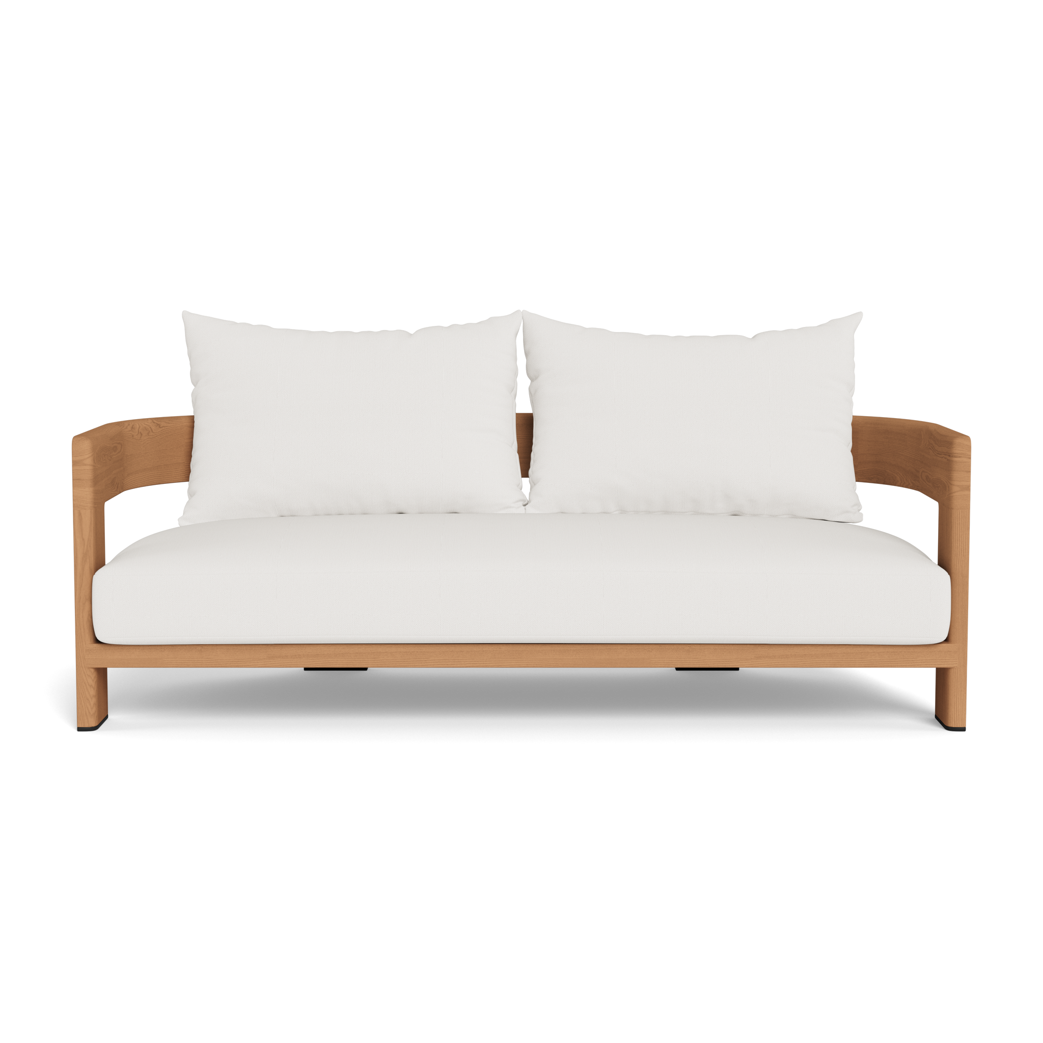 Victoria Teak 2-Seat Outdoor Sofa - Weather-Resistant Patio Furniture for Garden, Poolside & Backyard Relaxation