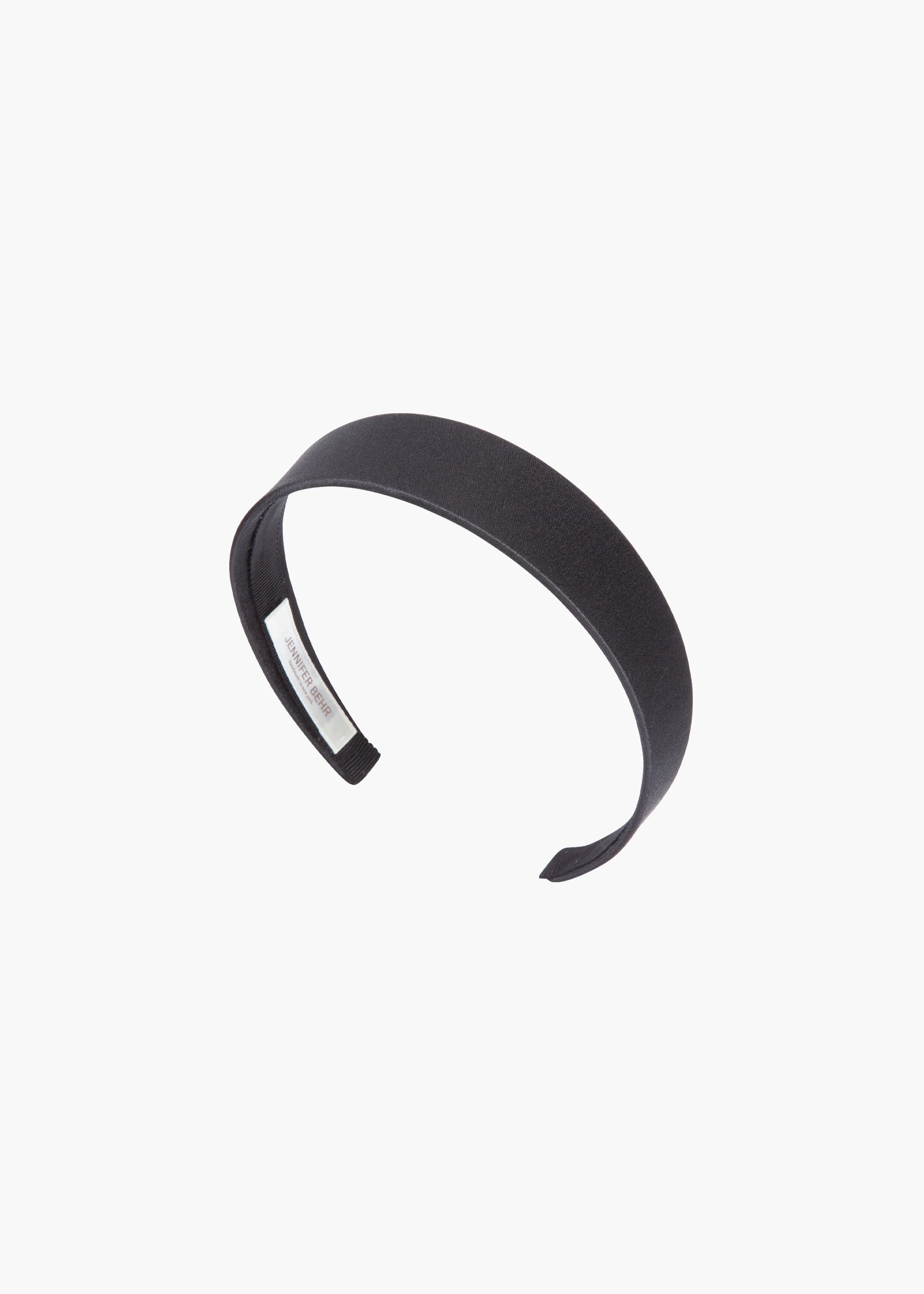 Lydia Headband for Women - Soft Stretchy Black Hair Band for Running, Yoga & Workouts - Comfortable Non-Slip Wide Head Wrap
