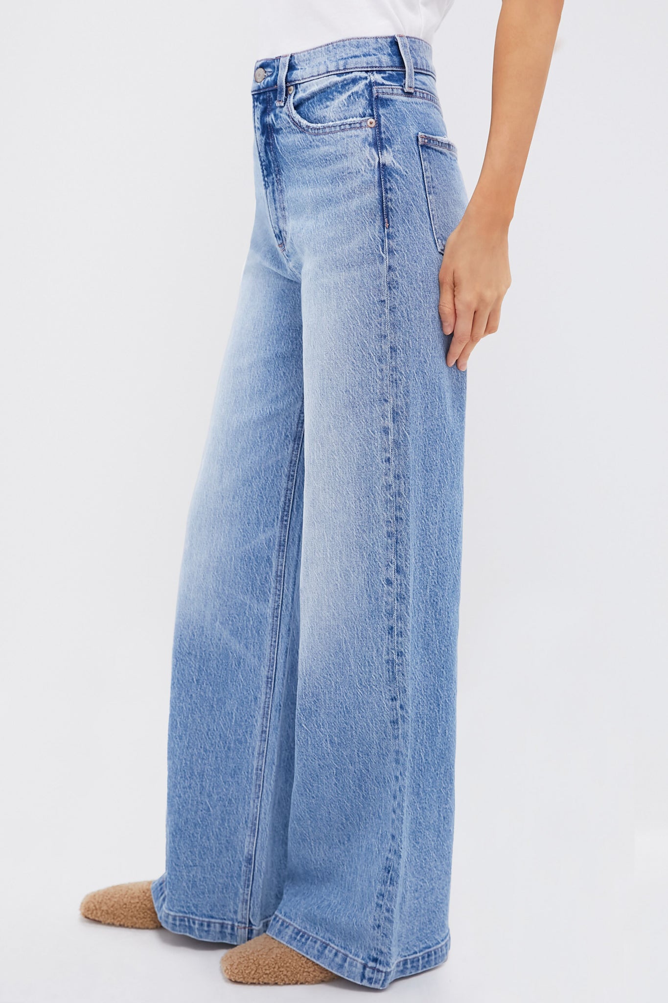 Break Lana High Rise Ultra Wide Leg Jeans for Women - Comfortable Stretch Denim Pants for Casual Wear, Office & Date Night Outfits
