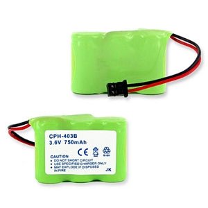750mAh NiMH Cordless Phone Battery - 3X2/3AA Size with B Connector | Replacement Battery for Home & Office Phones