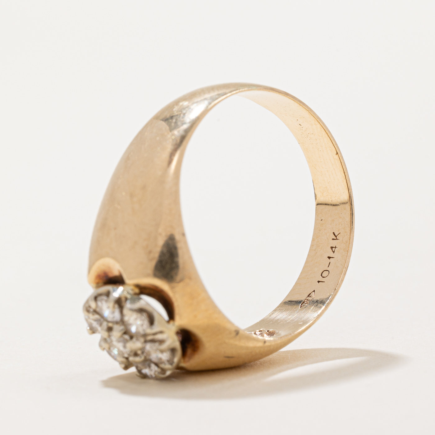 0.50ctw Illusion Set Diamond Cluster Ring - Size 9.5 | Elegant Wedding Band, Anniversary Gift for Her | Perfect for Engagement, Proposal & Special Occasions