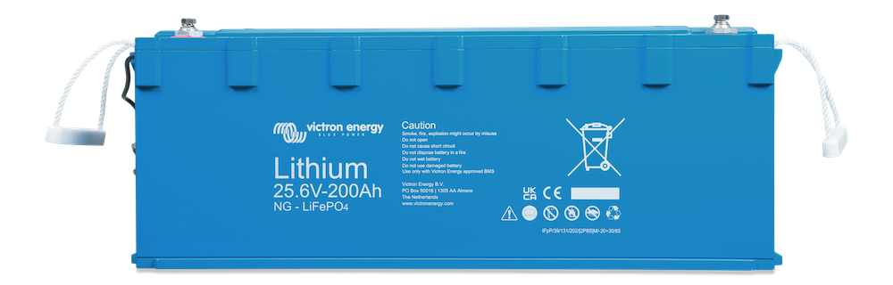 25.6V 200Ah LiFePO4 Battery - High Capacity Deep Cycle Lithium Iron Phosphate Battery for Solar Power, RV, Marine & Off-Grid Applications