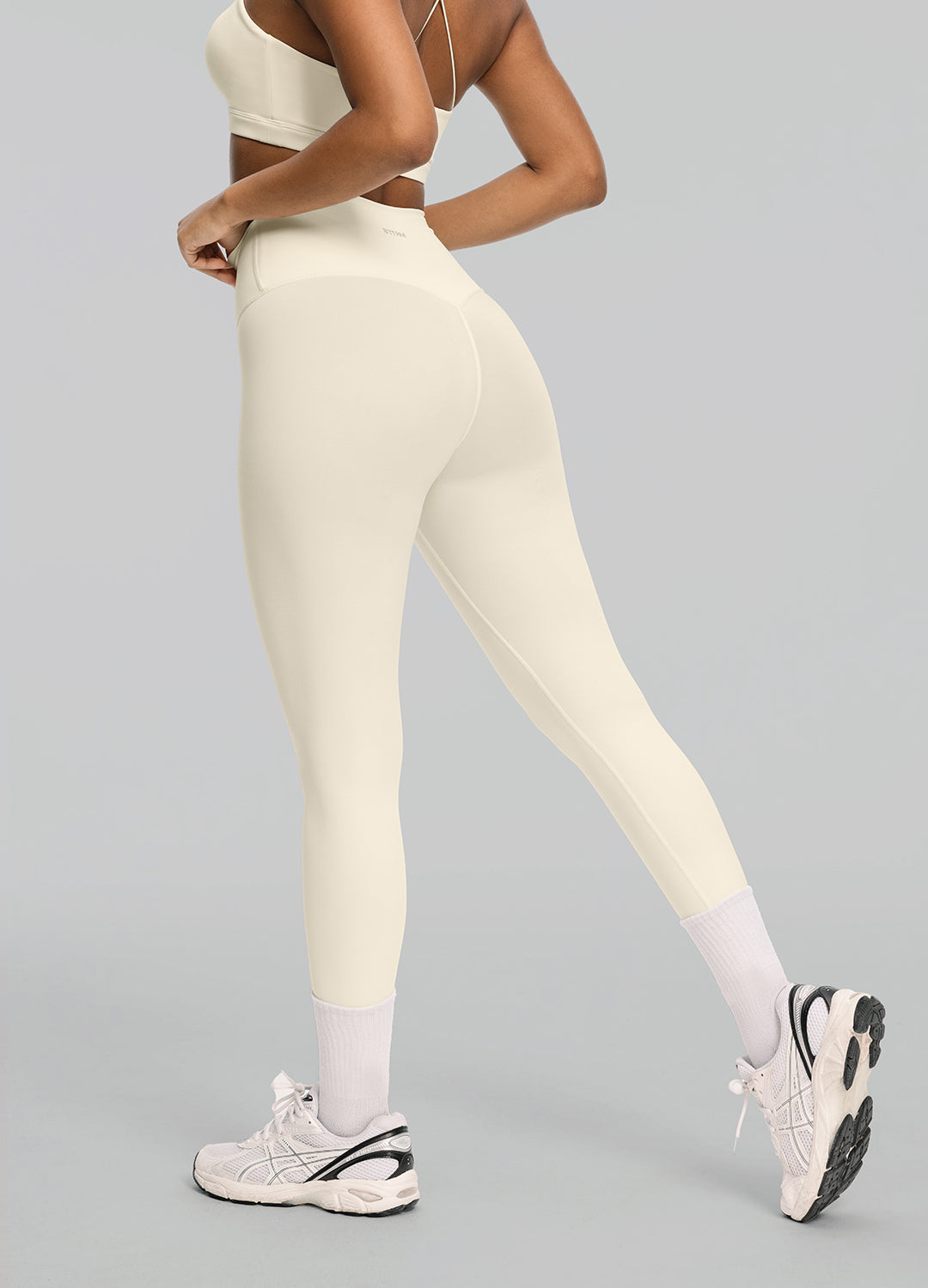 High Waist Leggings for Women - Creamy Vanilla Soft Yoga Pants | Perfect for Workout, Running & Lounge Wear