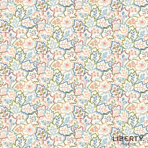 Liberty Tree of Life Woodland Pastels Cascading Leaves Wallpaper Roll - Nature-Inspired Home Decor for Living Room, Bedroom & Nursery