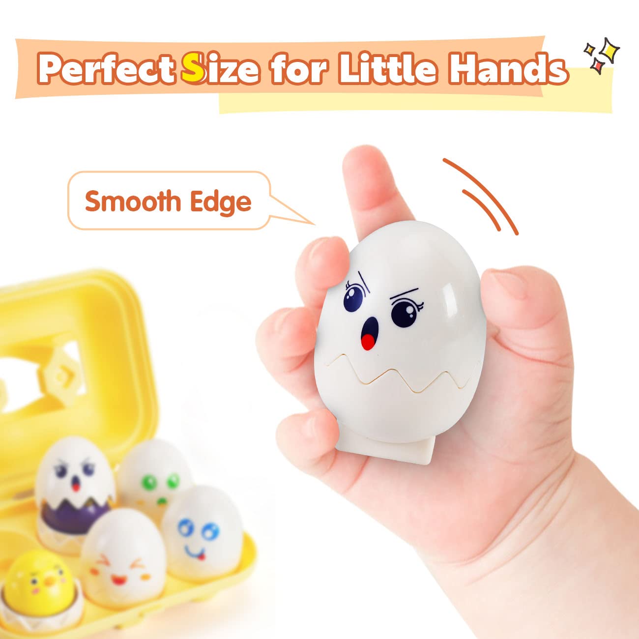 Easter Eggs Toys for Toddlers 1-3 Years - Montessori Learning Gifts for 1-2 Year Olds | Perfect for Birthday & Early Education