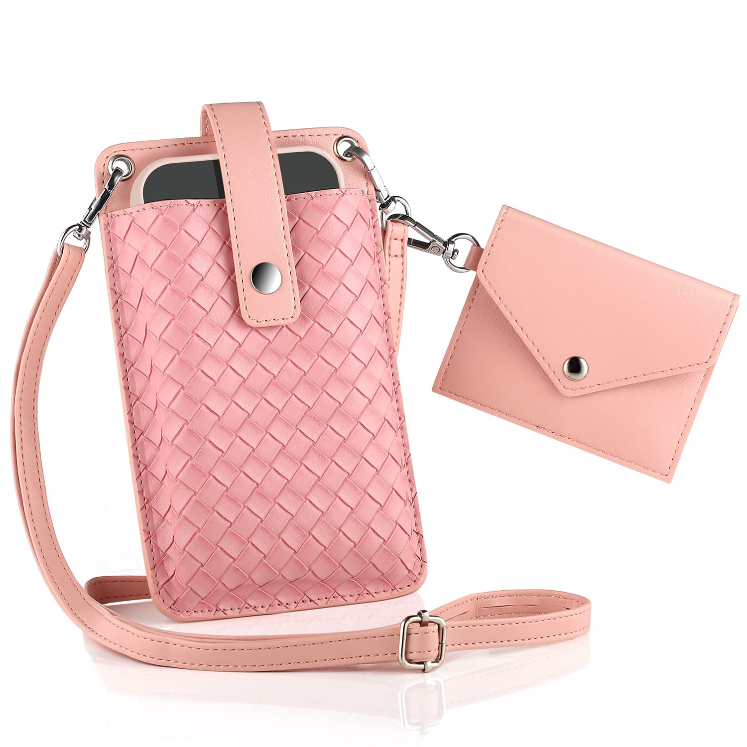 OUTXE Universal Crossbody Phone Purse for Women - Adjustable Shoulder Strap Wallet with Card Slots for iPhone 13/12/11/XR - Perfect for Travel, Shopping & Everyday Use