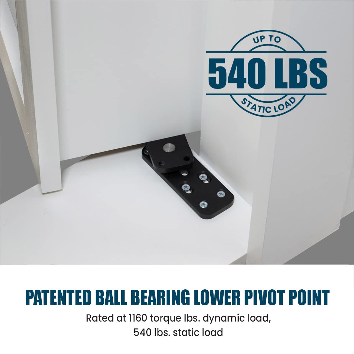 **MURPHY DOOR Hidden Hinge Hardware Kit – Heavy Duty DIY Hidden Door System for Secret Doors & Bookcases, Supports Up to 300 lbs – Perfect for Home Offices, Closets, and Hidden Storage Rooms**