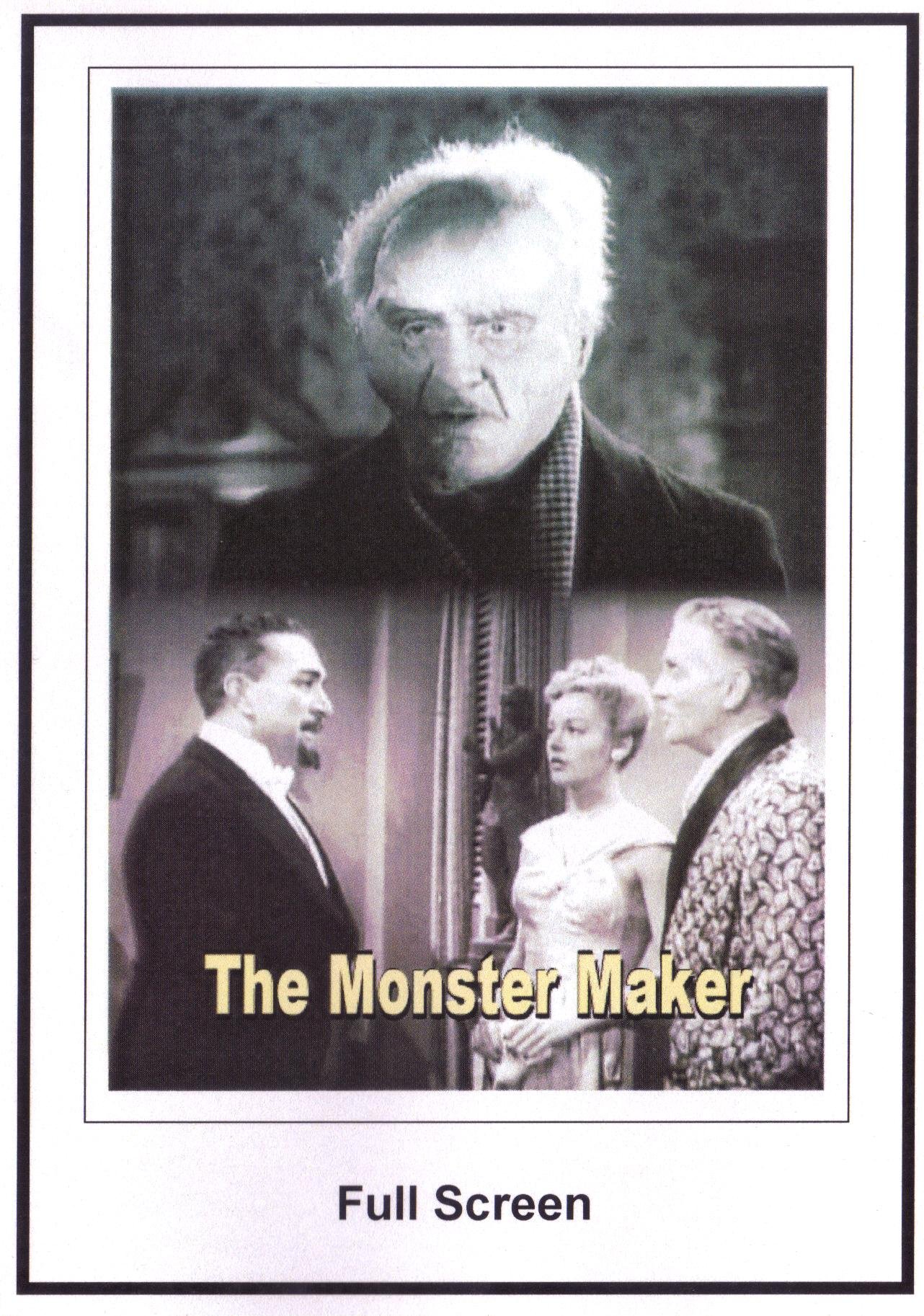 Vintage The Monster Maker 1944 Horror Movie Poster - Classic Film Collectible for Home Theater & Horror Fan Decor
