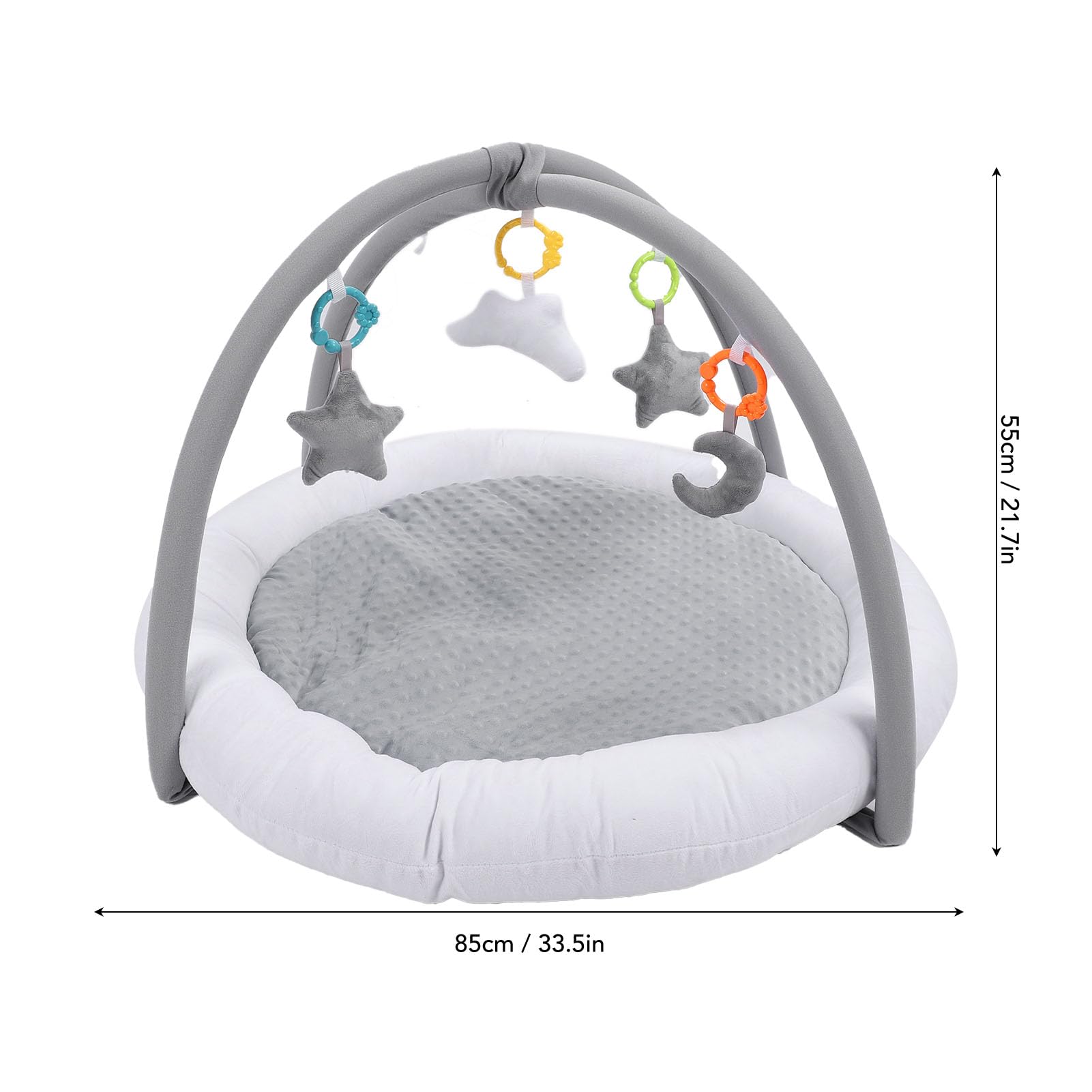 **Soft Plush Baby Play Gym Mat - 33.5