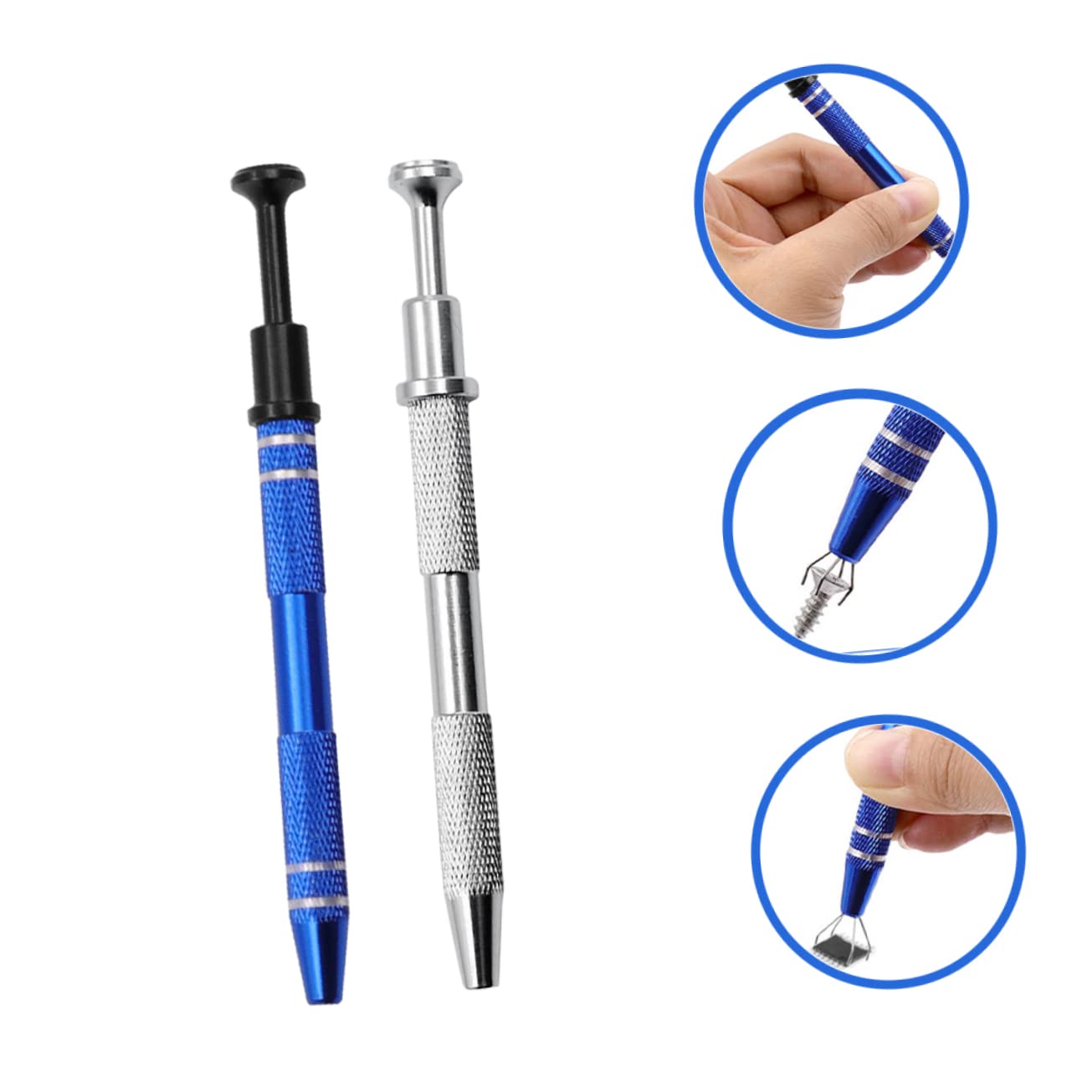 4-Jaw Pickup Tool for Electronics - IC Chip Extractor & PCB Holder for Precision Work