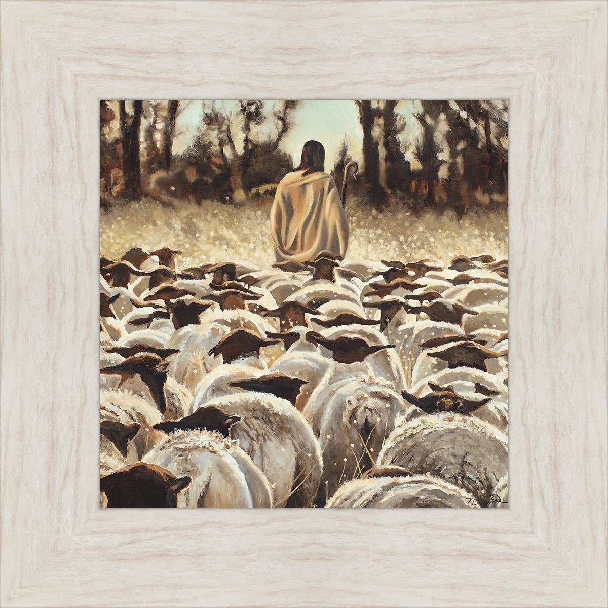 Be Ye Followers of Me - Inspirational Christian Wall Art for Home & Church Decor | Perfect for Living Room, Bedroom, and Office