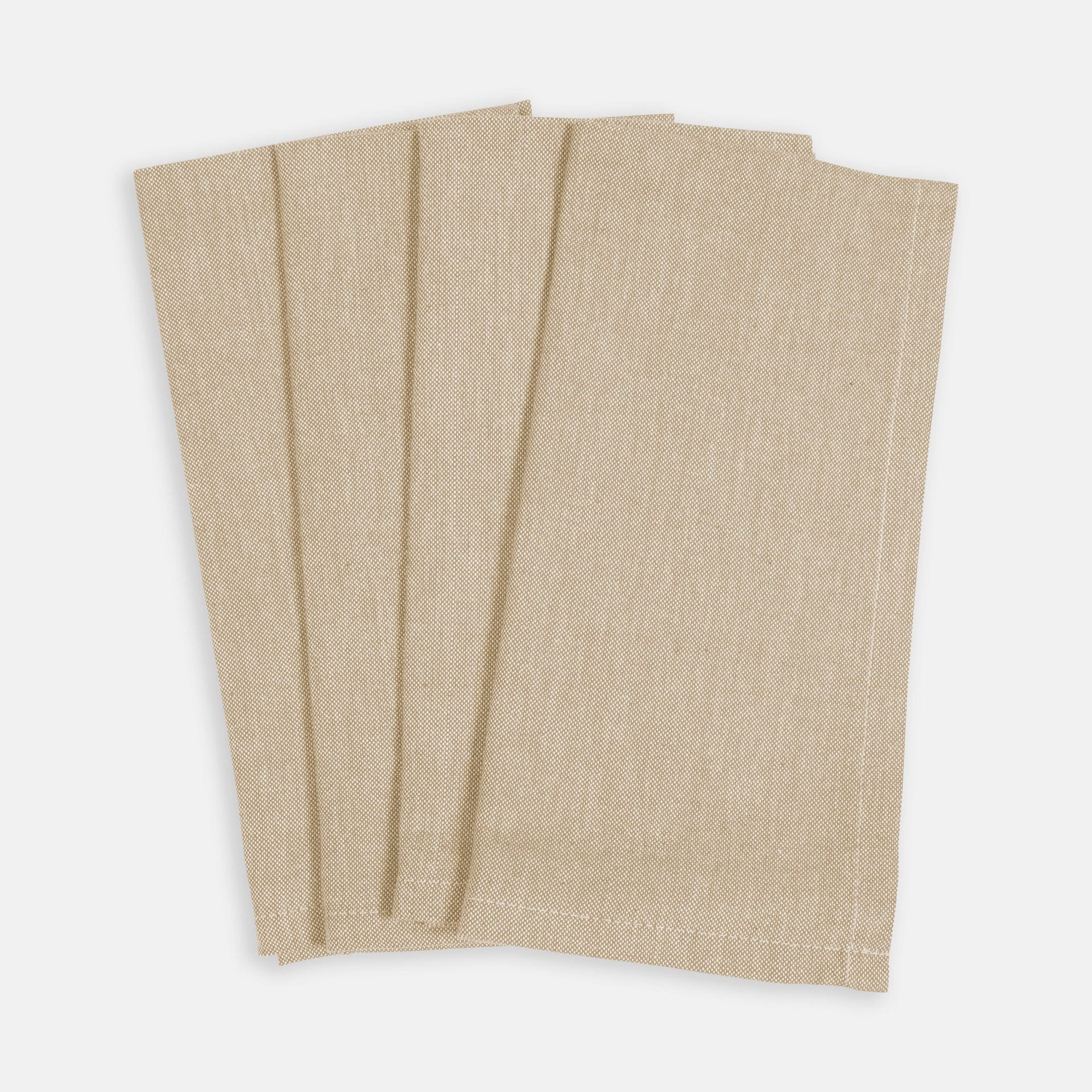 Premium KAF Chambray Napkins - Set of 4 Linen Table Napkins for Dining, Parties & Elegant Home Decor