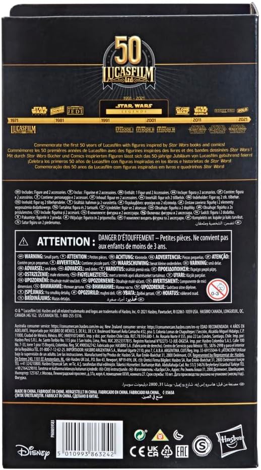 Star Wars The Black Series Carnor Jax Action Figure - 6-Inch Collectible Toy for Fans & Display - Perfect for Cosplay, Gift Giving & Star Wars Merchandise Collection