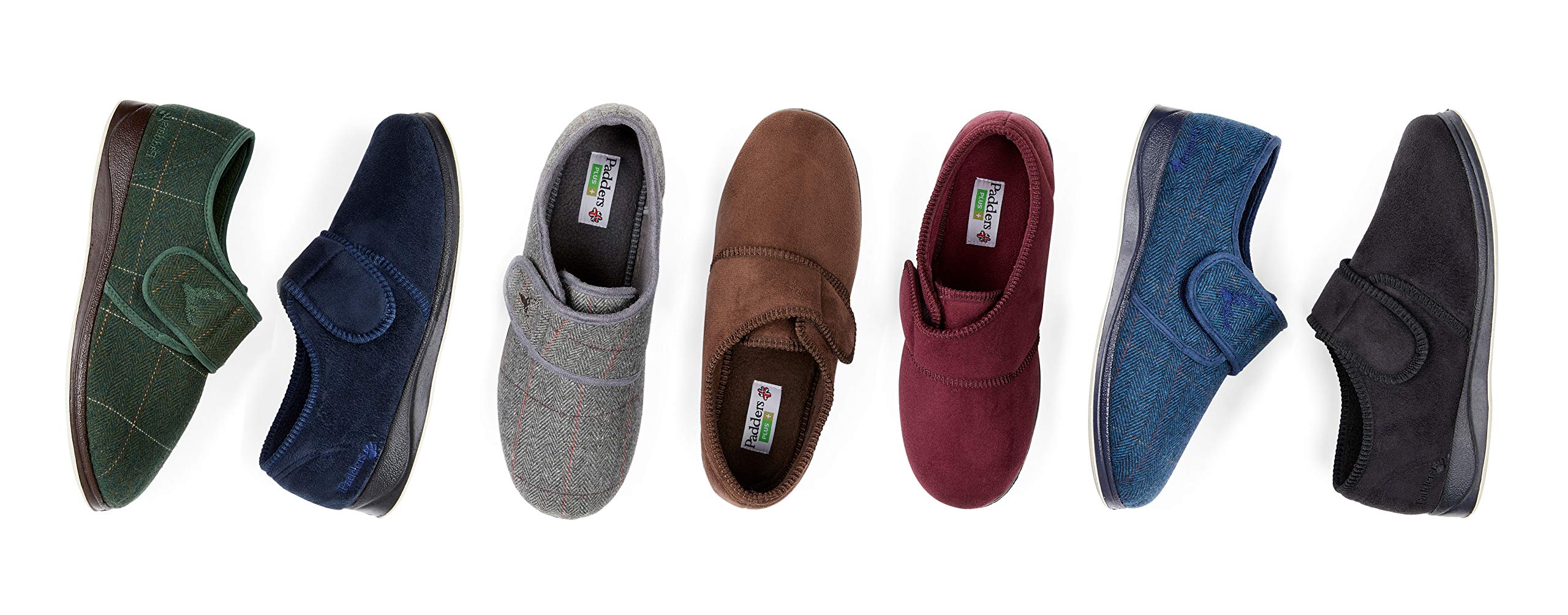 Padders Plus Men's Breathable Low-Top Slippers - Comfortable House Shoes for Indoor Relaxation & Lounge Wear