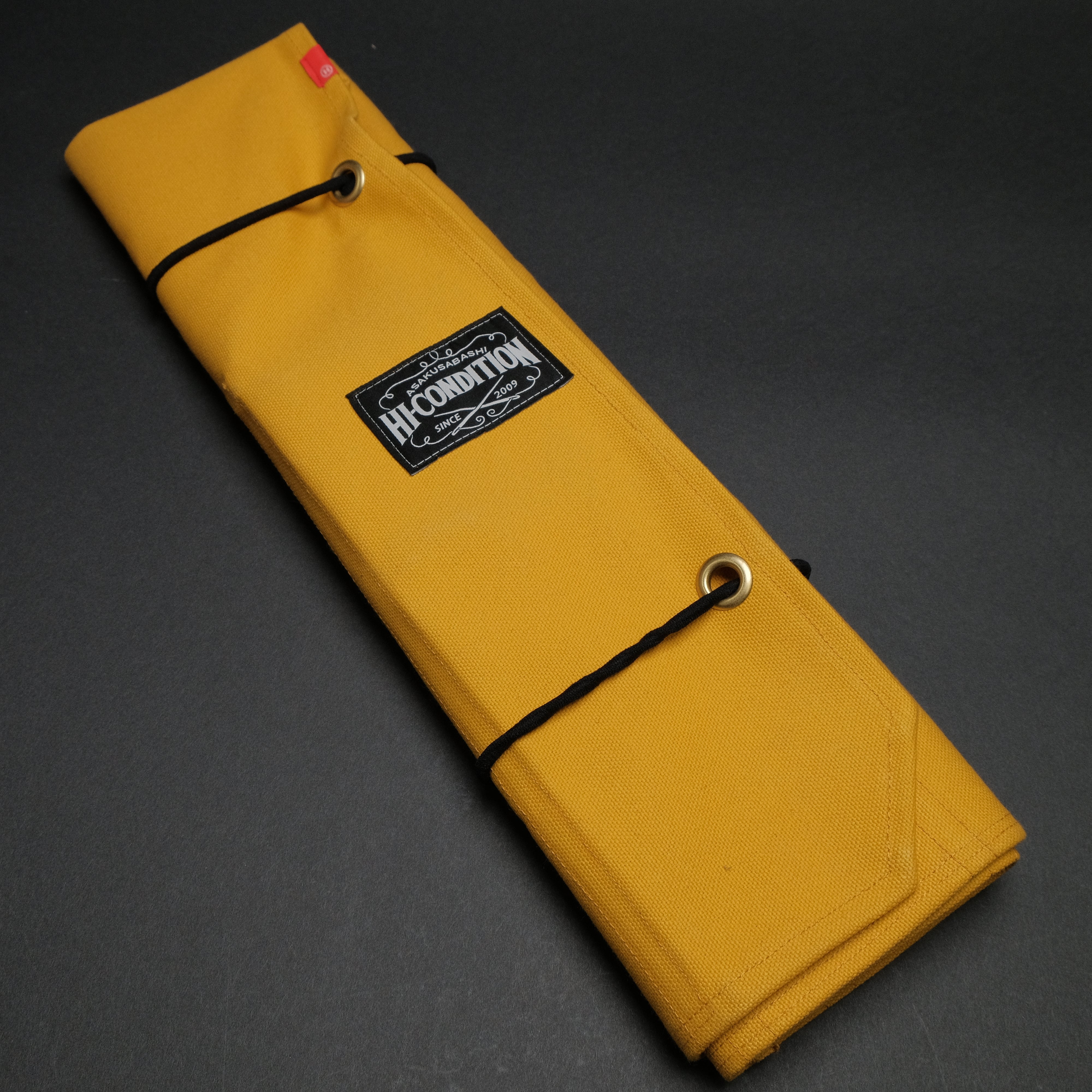 Premium Hanpu Canvas Knife Roll with 6 Pockets - Durable Chef Knife Organizer for Professional & Home Kitchens (Multiple Color Options) - Perfect for Culinary Students, Chefs & Cooking Enthusiasts
