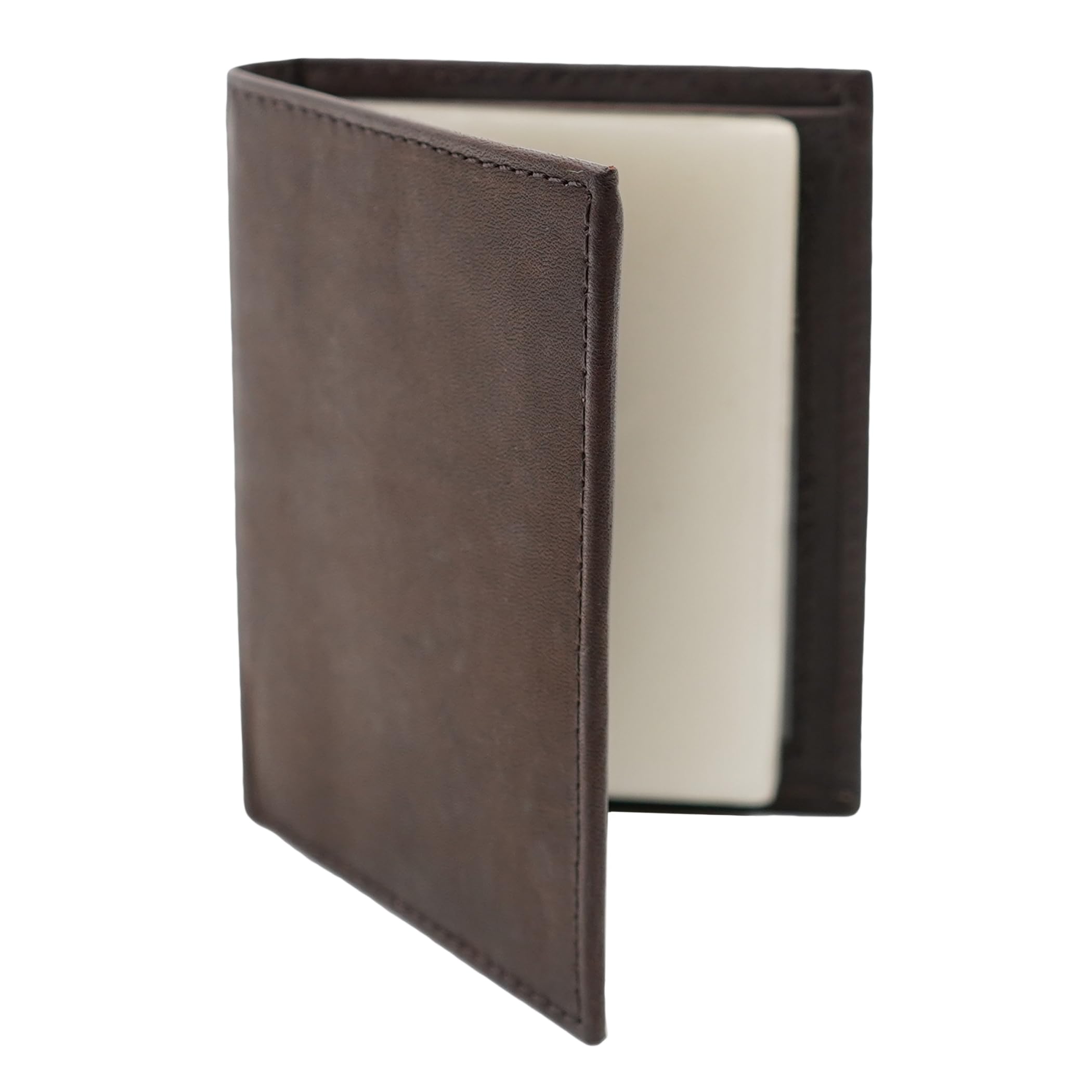 Premium AG Leather RFID Blocking Credit Card Holder & Wallet - Multi-Slot Organizer with Insert Sleeves (Brown) | Ideal for Travel, Business & Everyday Use