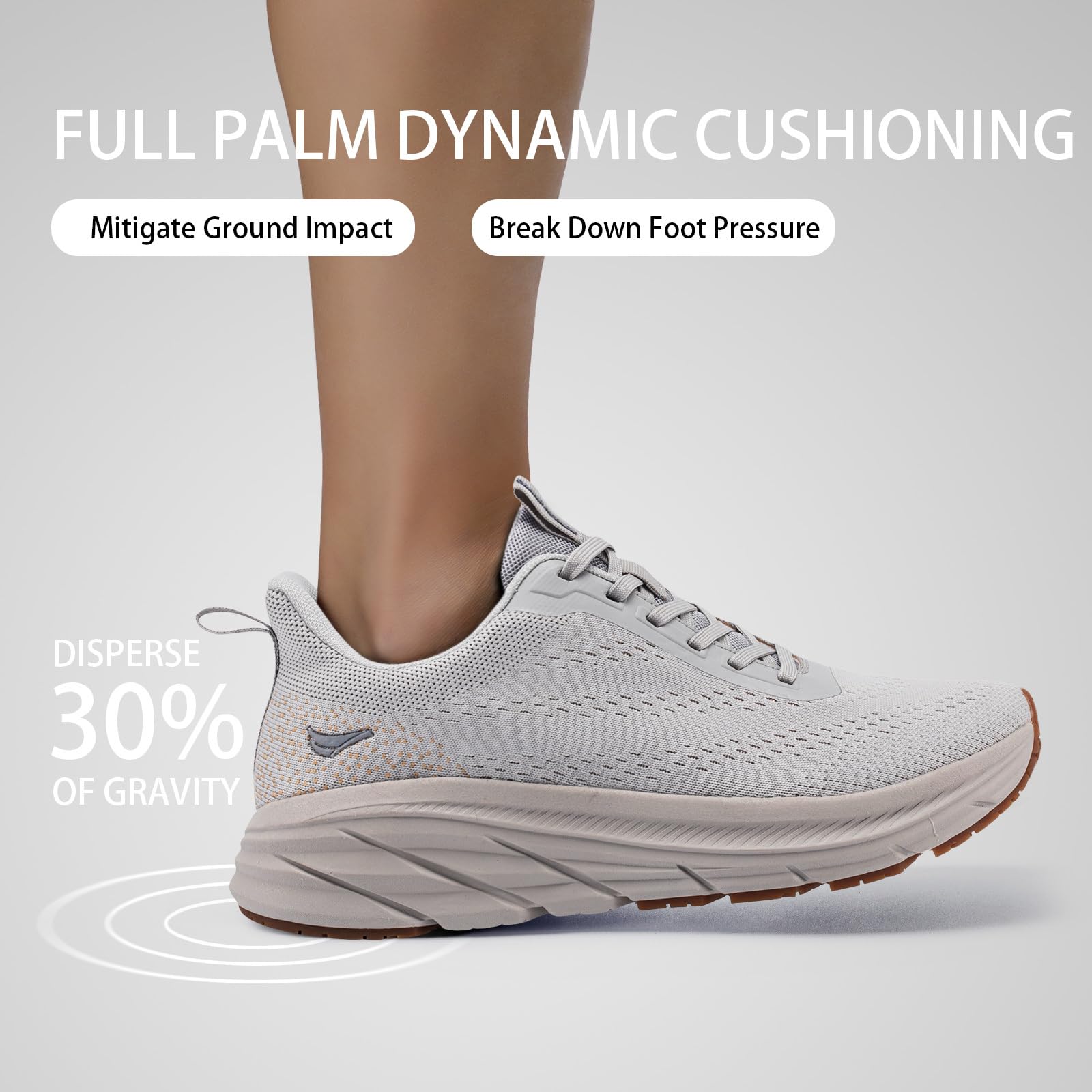 Grand Attack Men's Road Running & Walking Shoes - Max Cushion Comfort, Durable Non-Slip & Breathable Design - Perfect for Jogging, Gym Workouts & Daily Wear