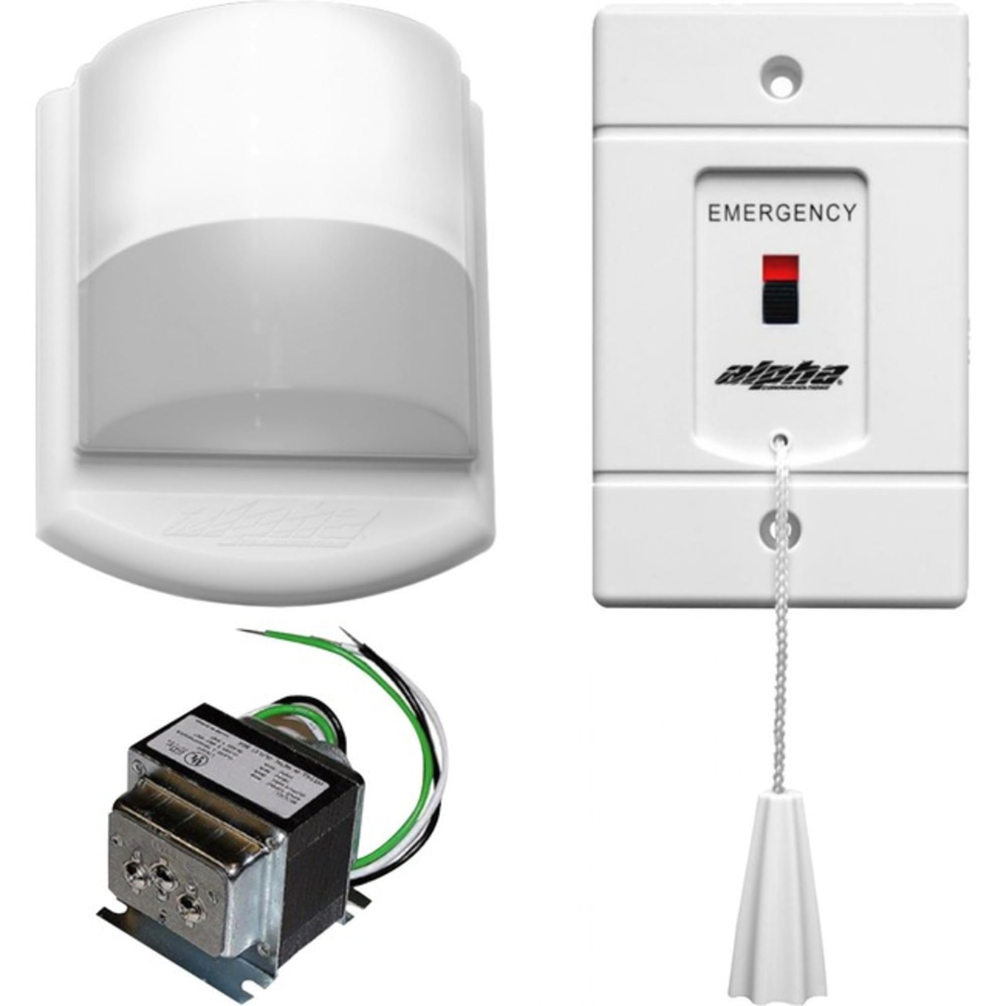 EK117B - Standalone Emergency Toilet Alarm Kit for Elderly & Disabled - Bathroom Safety Alert System for Fall Detection & Assistance