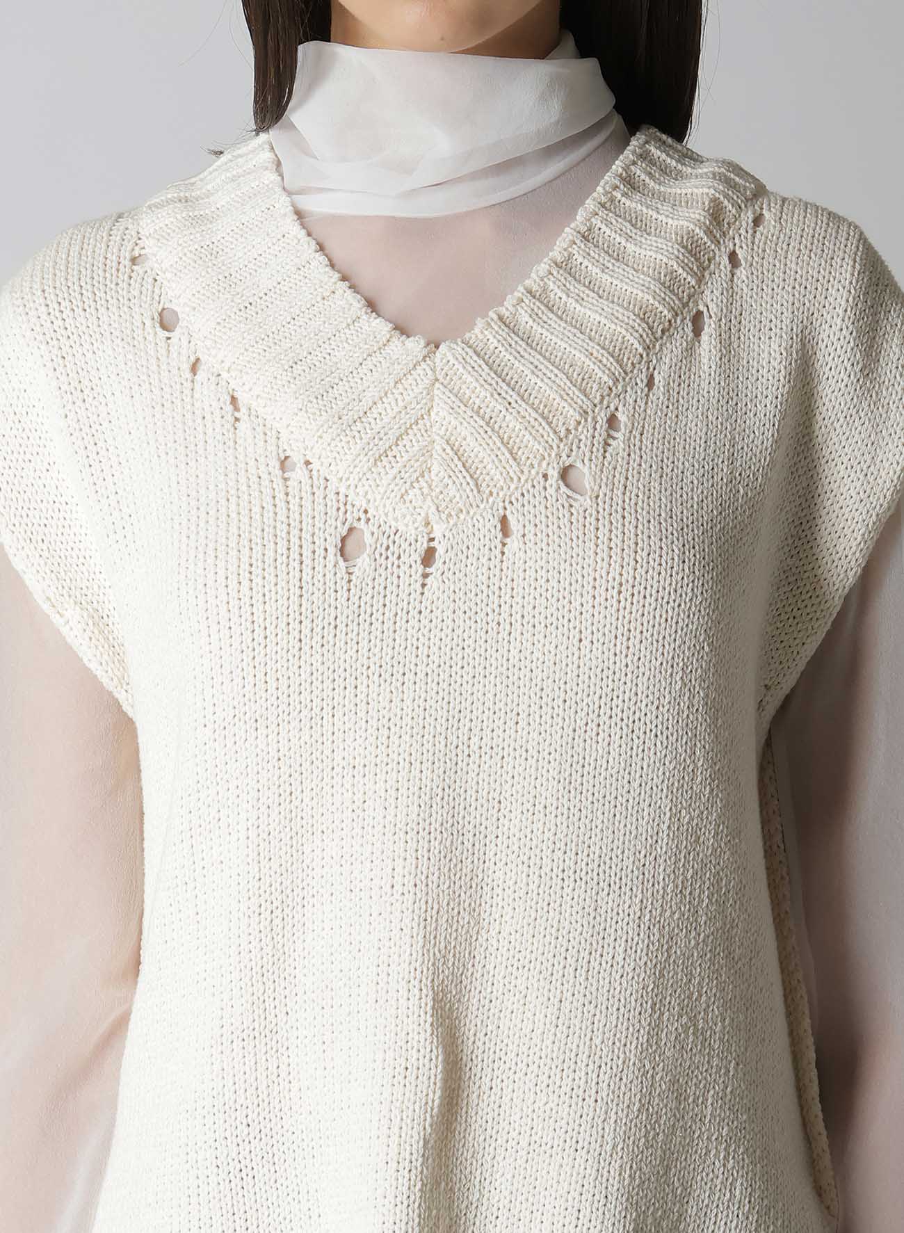 Broad Stitch Jersey Linking Vest for Women - Comfortable Knit Sweater Vest for Layering & Casual Outfits | Perfect for Office, Fall & Winter Fashion