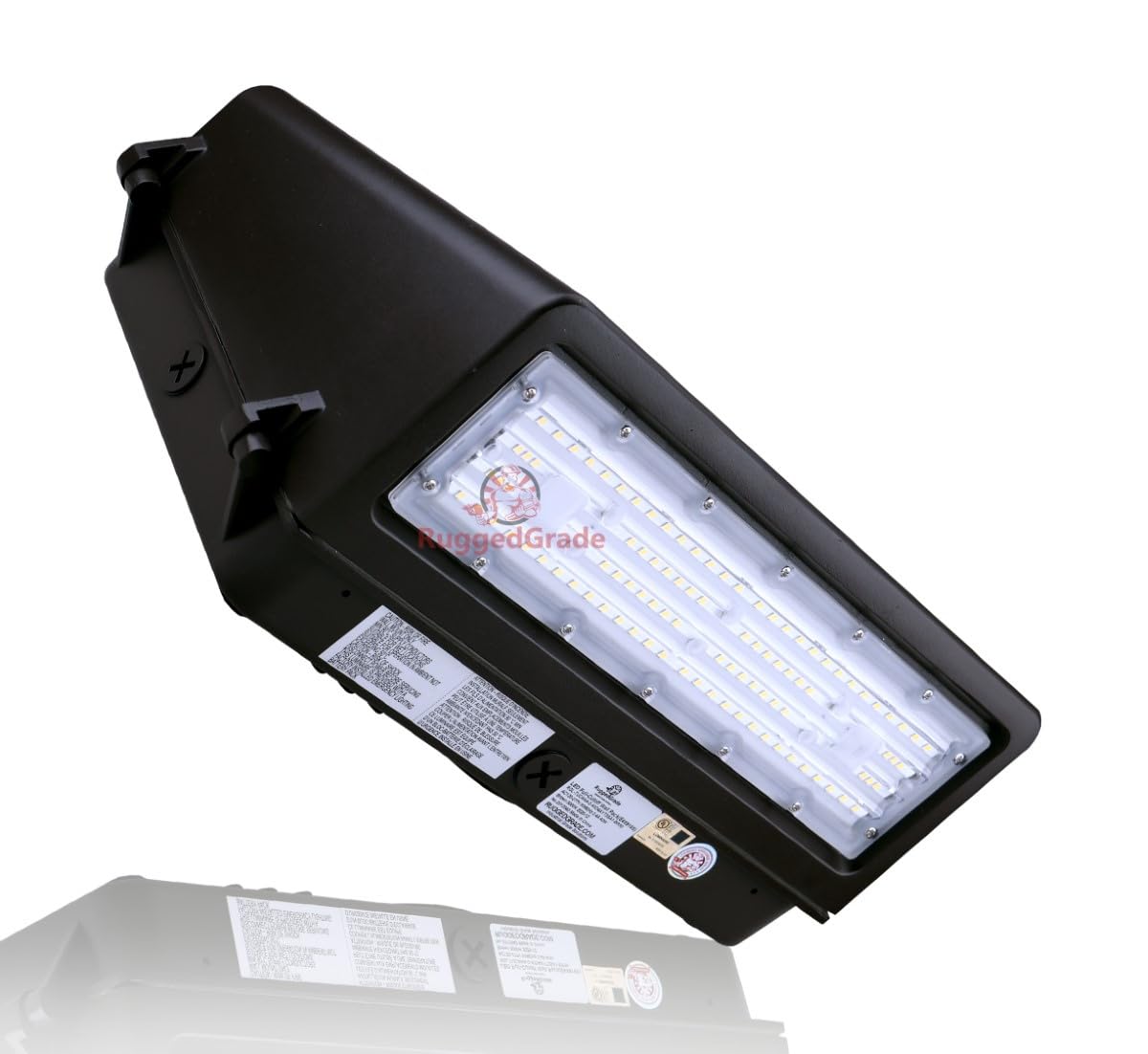 RuggedGrade 40W LED Wall Pack Light - Tucana II Series Full Cut Off - 5400 Lumens - 5000K Daylight White - Dark Sky Compliant Outdoor Lighting - Dimmable - Perfect for Parking Lots, Warehouses & Building Exteriors