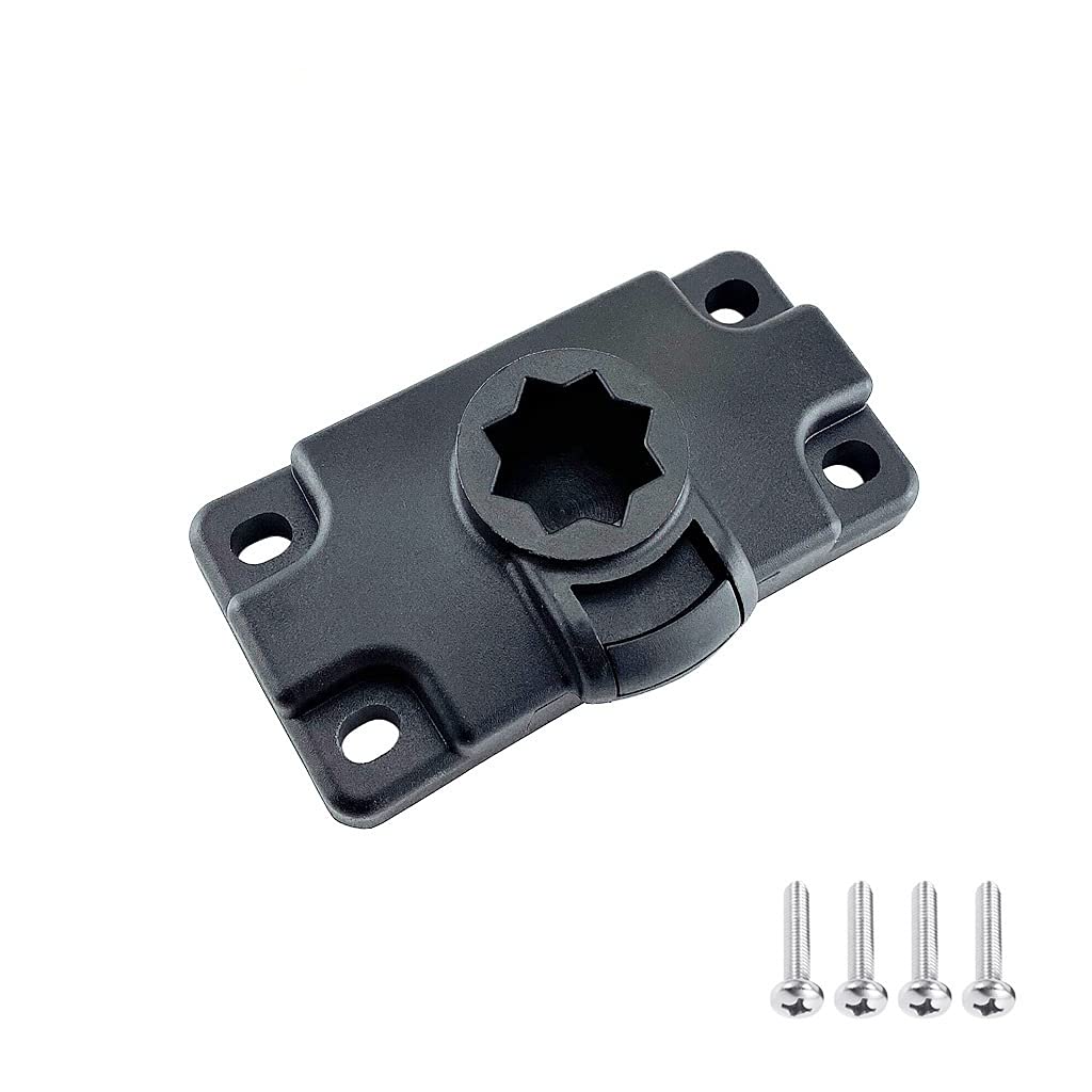 MAXIAOAO Inflatable Kayak Fishing Rod Holder Mount - Adjustable Boat Marine Canoe Support Pole Rack with Screws - Perfect for Kayaking, Boating & Fishing Accessories