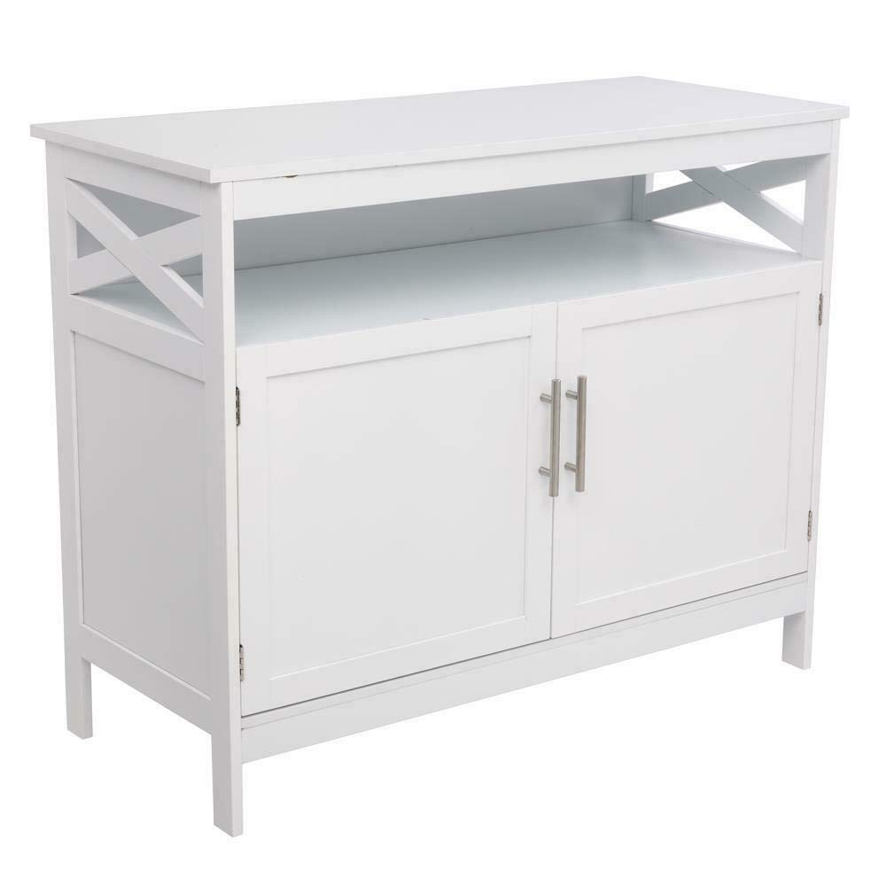 BouboboP Kitchen Storage Buffet Cabinet - Sideboard Cupboard Pantry Console Table for Dining Room, Living Room & Kitchen Organization | Modern Kitchen Storage Cabinet with Display Shelf