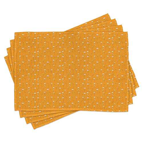 Orange and White