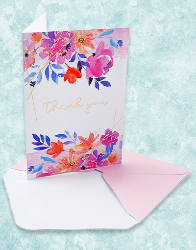 Clara Thank You Cards - Elegant Greeting Cards for All Occasions | Perfect for Weddings, Birthdays & Appreciation Gifts