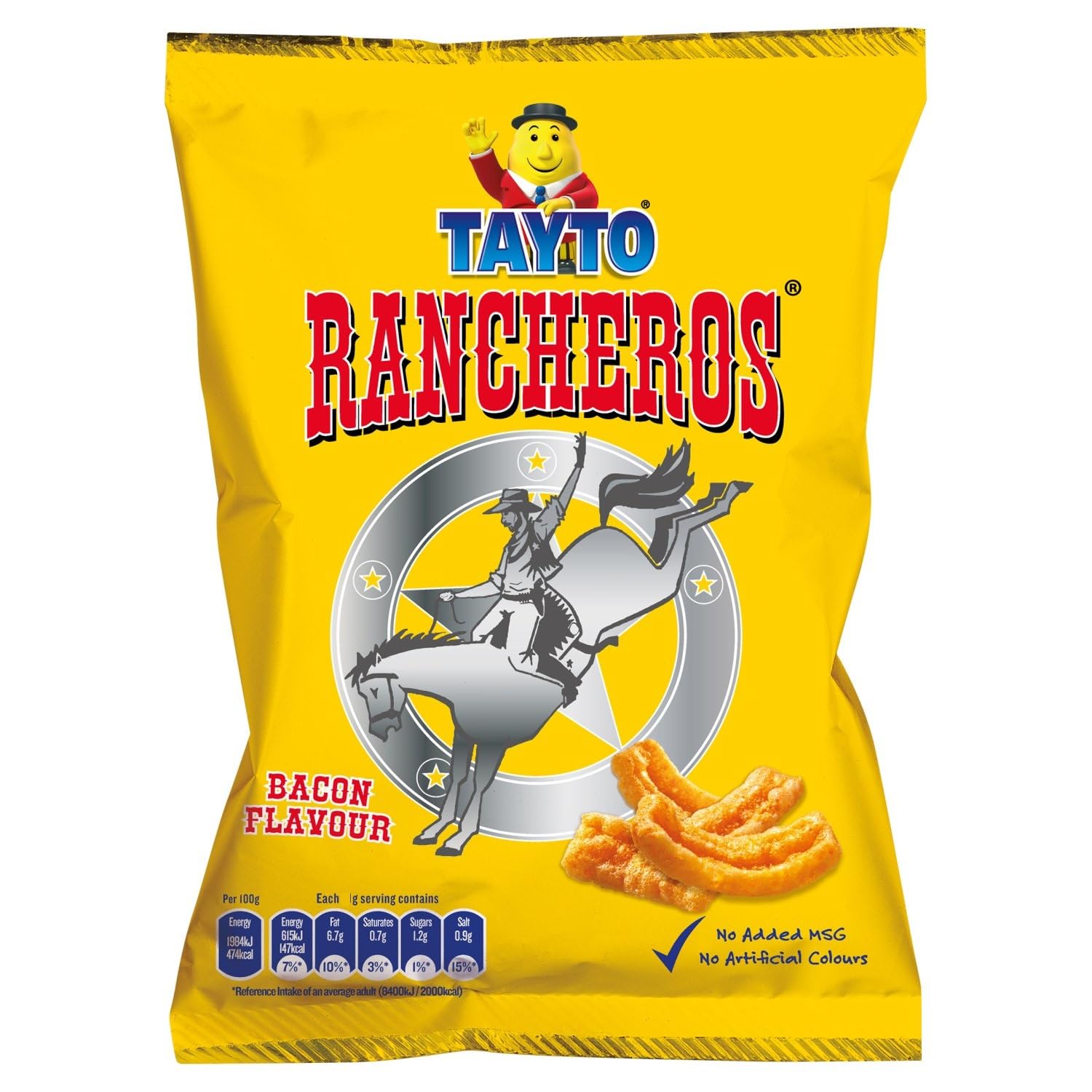 KP Rancheros 24 x 20g Packs - Premium Bacon Flavor Dog Treats from Ireland | Healthy Natural Snacks for Small & Large Dogs | Perfect for Training, Rewards & Outdoor Adventures