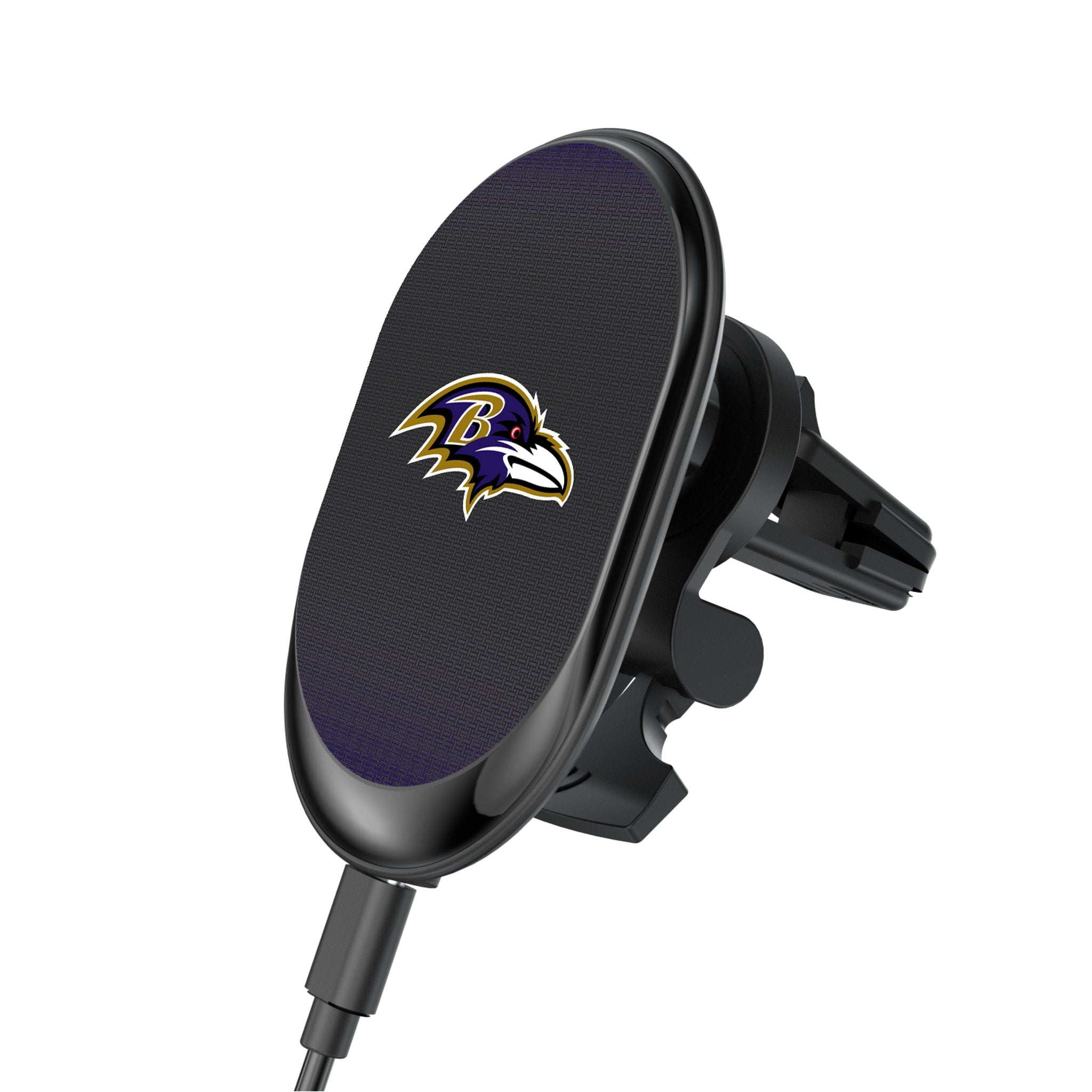 Baltimore Ravens Wireless Car Charger - Fast Magnetic Phone Charging for iPhone & Android - Perfect for Road Trips & Commuting