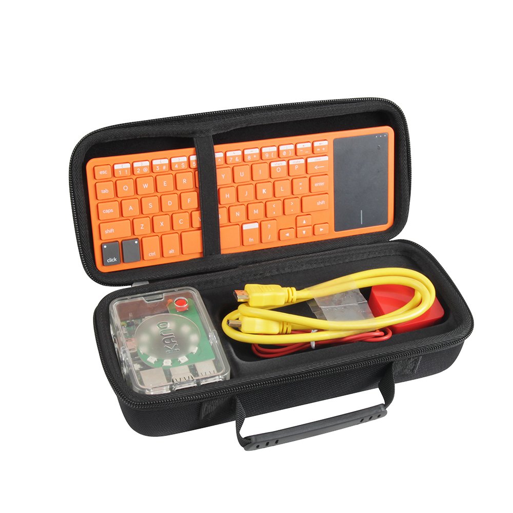 Kano Computer Kit Hard EVA Travel Case - Durable Protective Storage Cover for Kids Coding Computer | Perfect for School, Travel & STEM Learning Projects (Black)