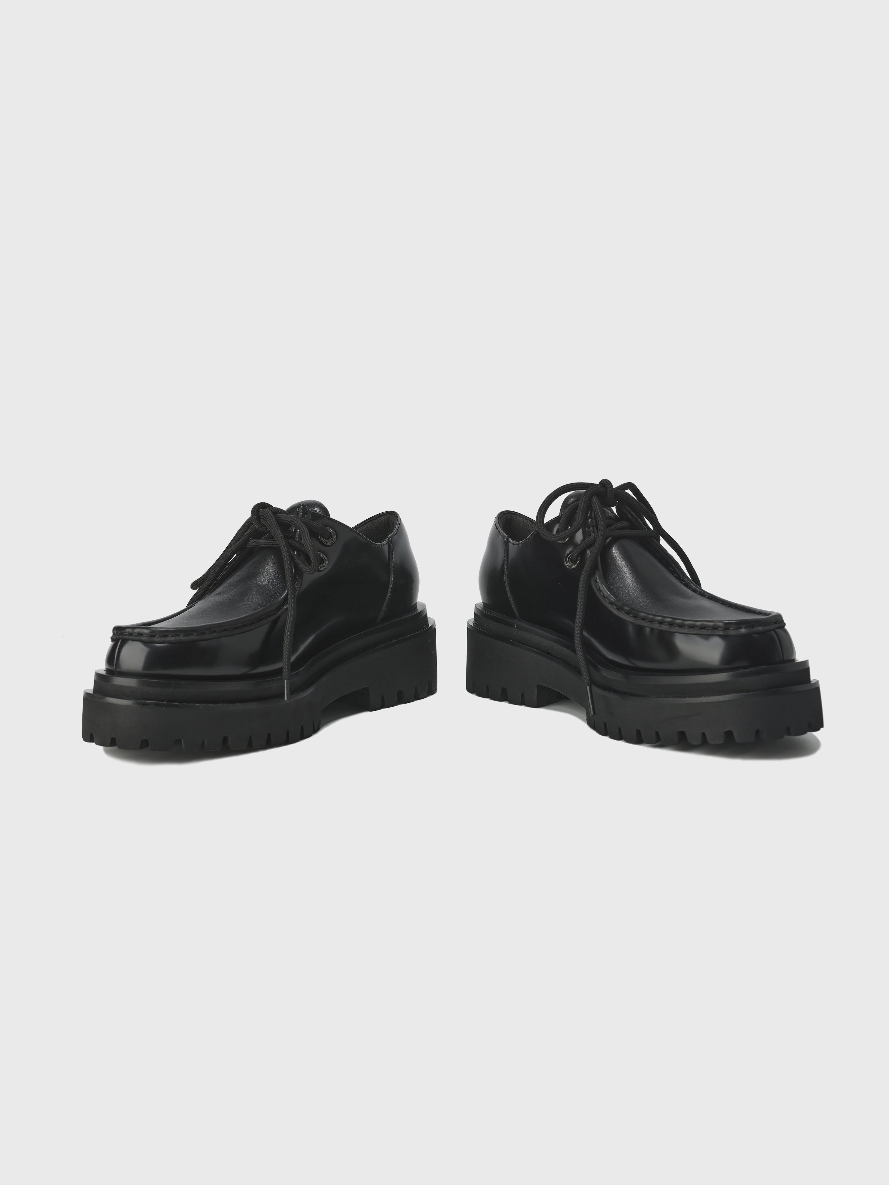 Stylish Platform Lace Up Derby Shoes for Women - Comfortable Chunky Heel Oxfords for Casual Outfits & Office Wear