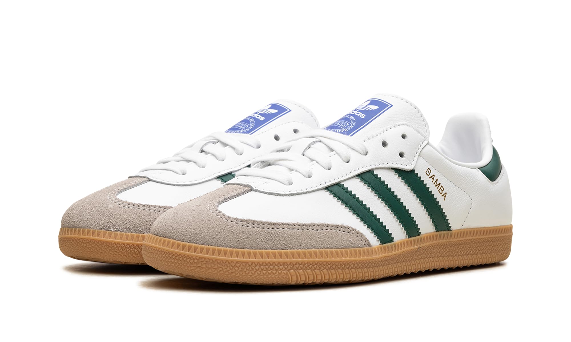 adidas Samba OG Men's Sneakers - Classic White & Black Leather Low-Top Shoes for Casual Wear, Street Style & Everyday Comfort