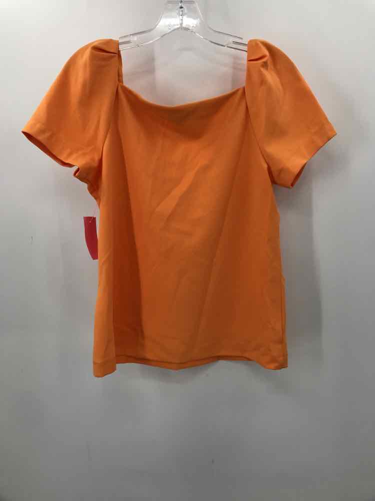 Pre-Owned Ann Taylor Orange Blouse Size Small - Perfect for Work, Casual Wear & Layering