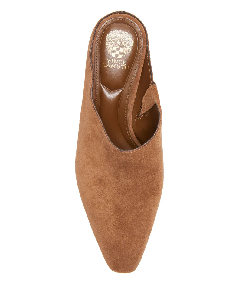 Alexie Kitten Heel Mule Shoes - Women's Comfortable Slip-On Reishi Sandals for Casual Wear, Office & Date Night Outfits