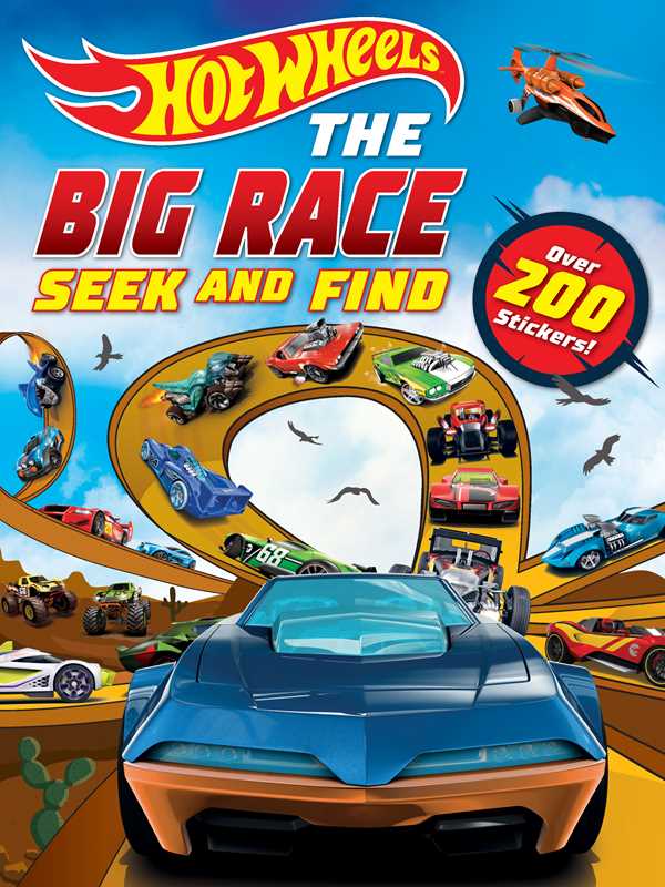 Hot Wheels The Big Race Seek and Find Game by Mattel - Fun Car Racing Adventure for Kids, Family Game Night & Birthday Gifts