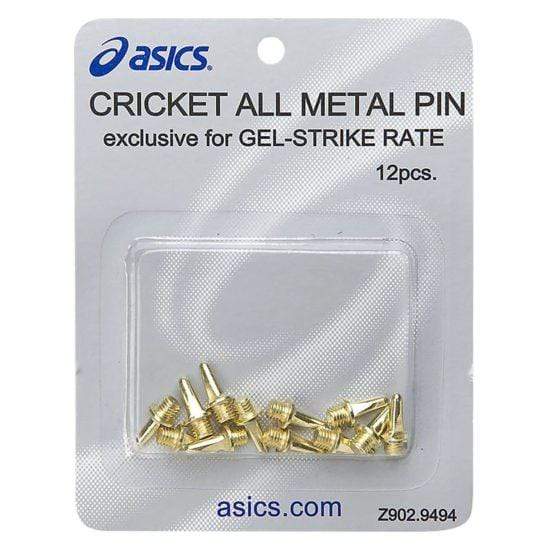 ASICS Cricket Spare Studs - All Metal Pins for Strike Rate Cricket Shoes | Replacement Cleats for Enhanced Traction on Grass & Turf Pitches | Perfect for Cricket Matches & Training Sessions