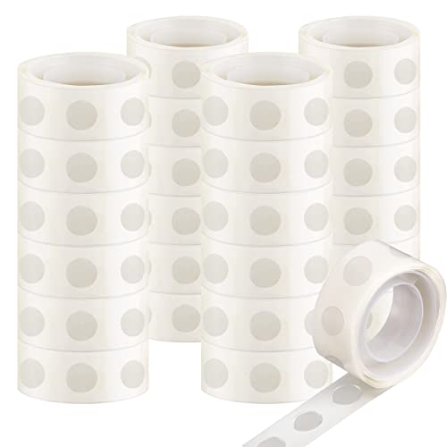 Surard 2500 Pcs Clear Removable Double Sided Sticky Dots - 12mm/0.47