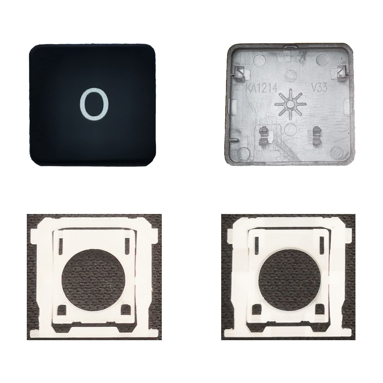 Premium Replacement AP11 Type O Keycaps & Hinges for MacBook Pro A1425 A1502 A1398 & MacBook Air A1369 A1466 A1370 A1465 - Durable Keyboard Repair Parts for Typing & Gaming