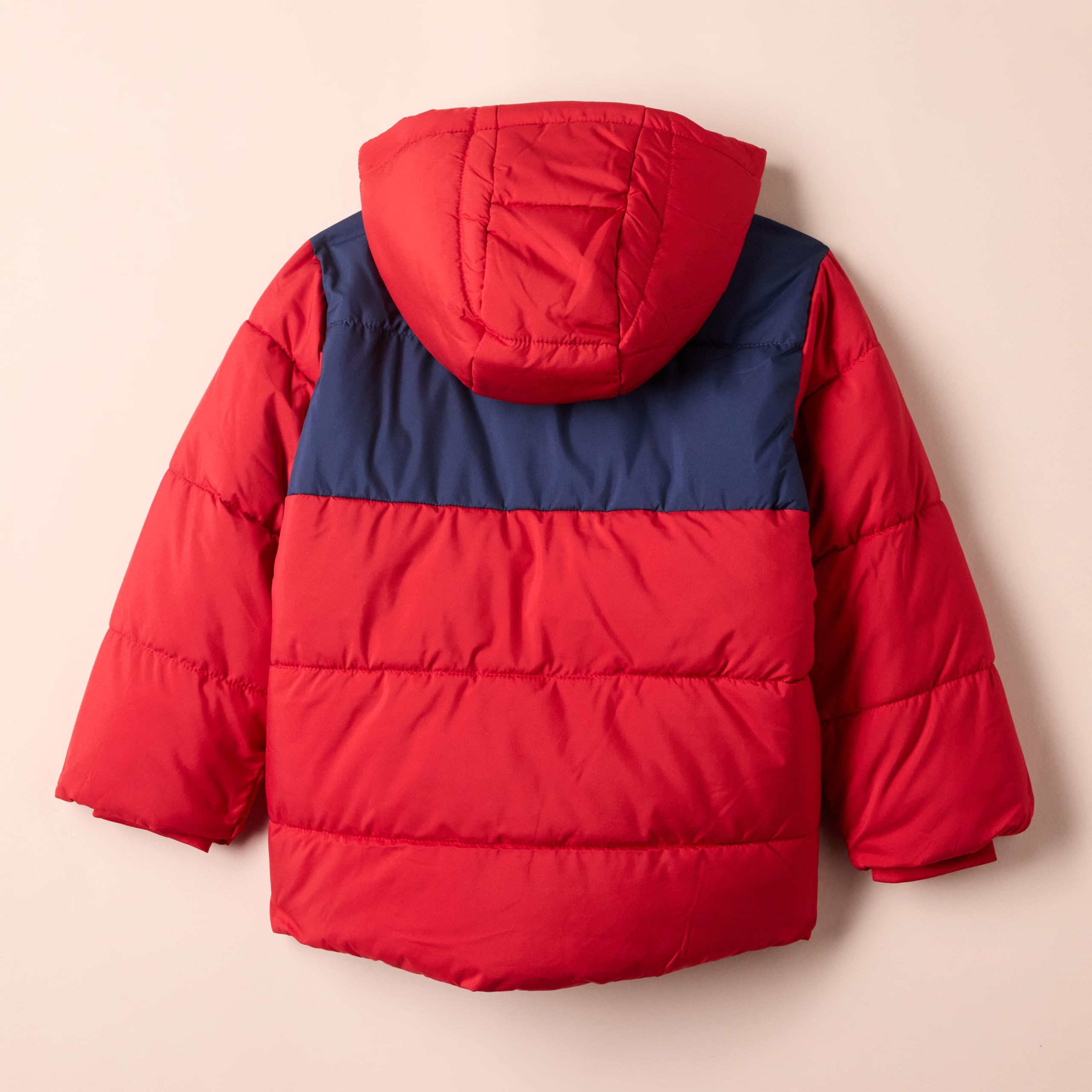 Amazon Essentials Heavyweight Hooded Puffer Jacket for Babies, Toddlers & Boys - Warm Winter Coat for Outdoor Play, School & Cold Weather Adventures