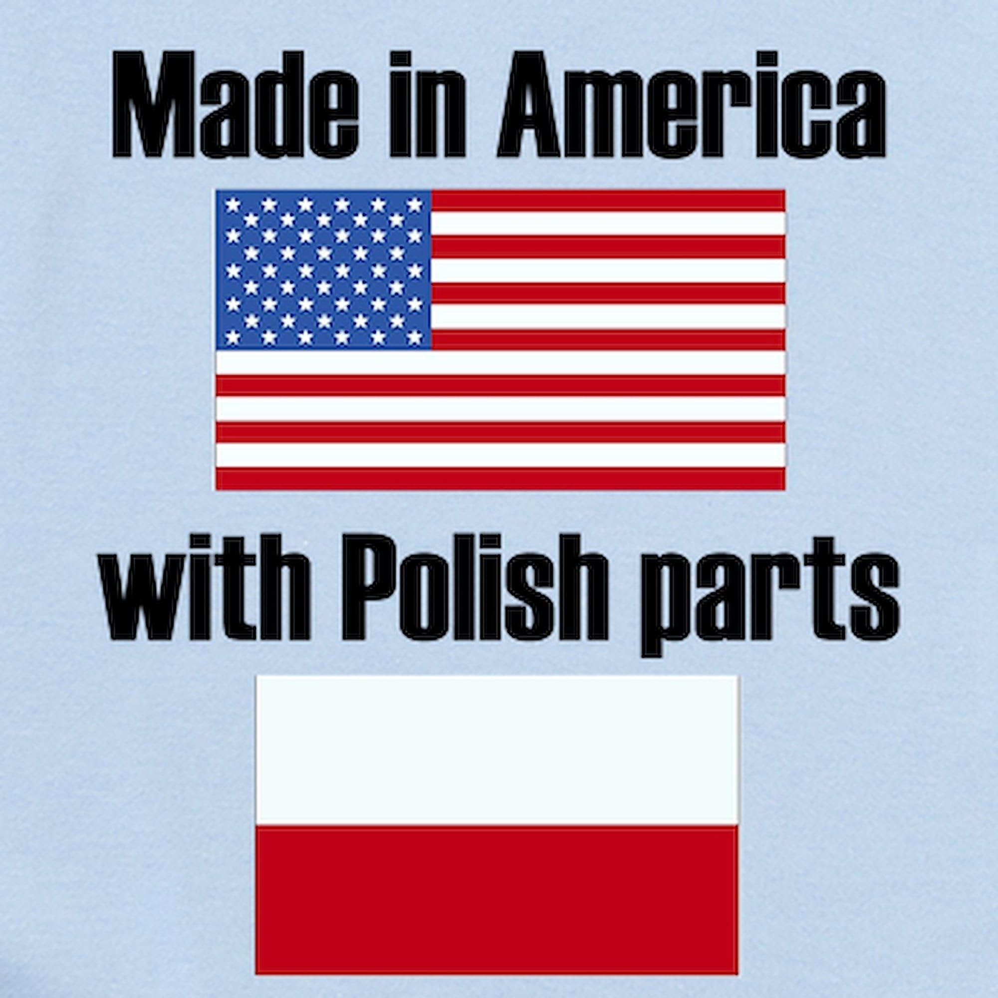 Made in USA Baby Bodysuit - Cute Infant Romper with Polish Parts | Perfect for Newborns, Photo Shoots & Everyday Wear