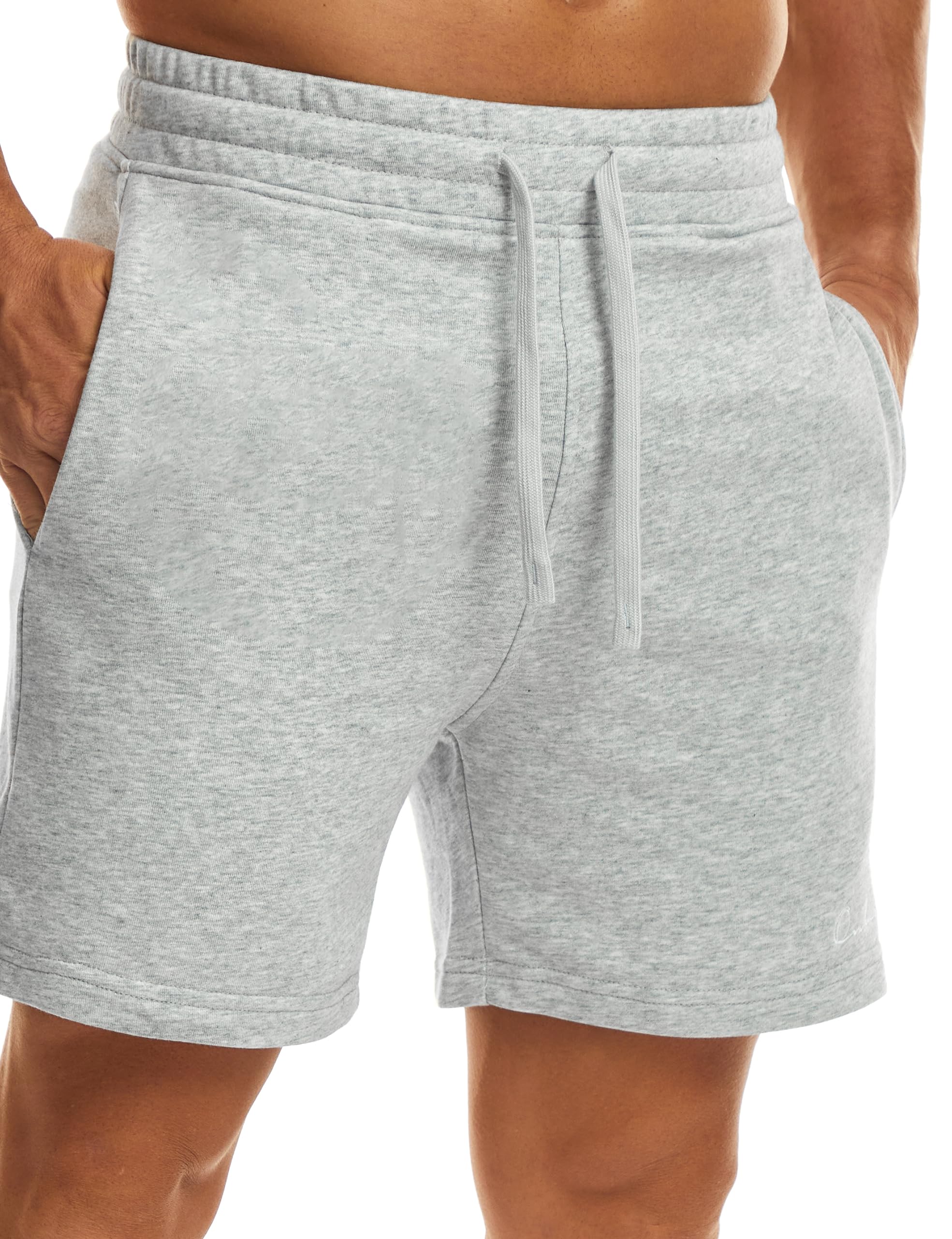 Ouber Men's Cotton Sweat Shorts - Athletic Gym Workout Shorts for Running, Training & Casual Wear - Breathable Comfort Shorts for Sports & Everyday Use