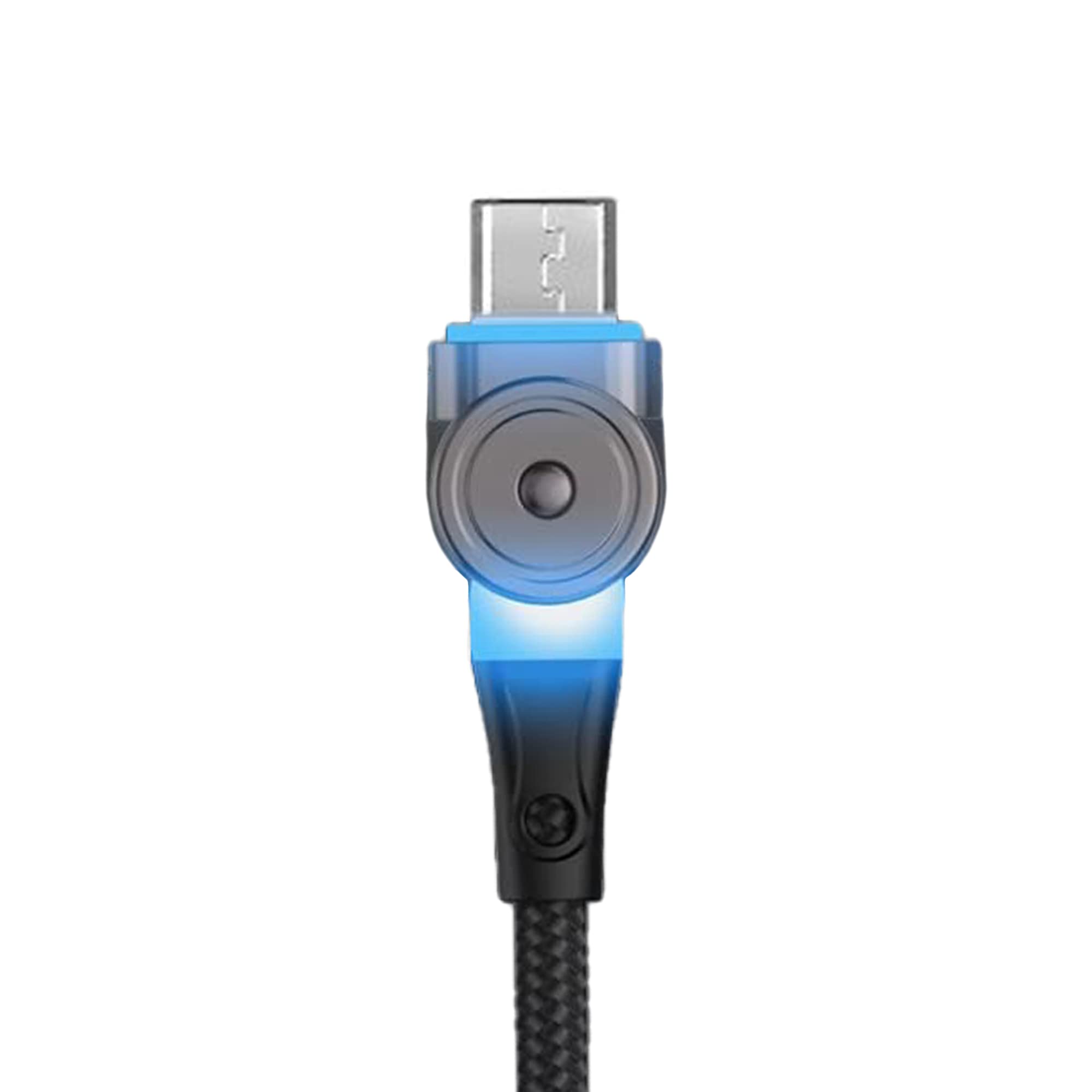 Fast Charging Rotatable Micro-USB Charger Head - 360° Swivel Design for Cars, Home & Office - Quick Charge Compatible with Android Phones, Tablets & More