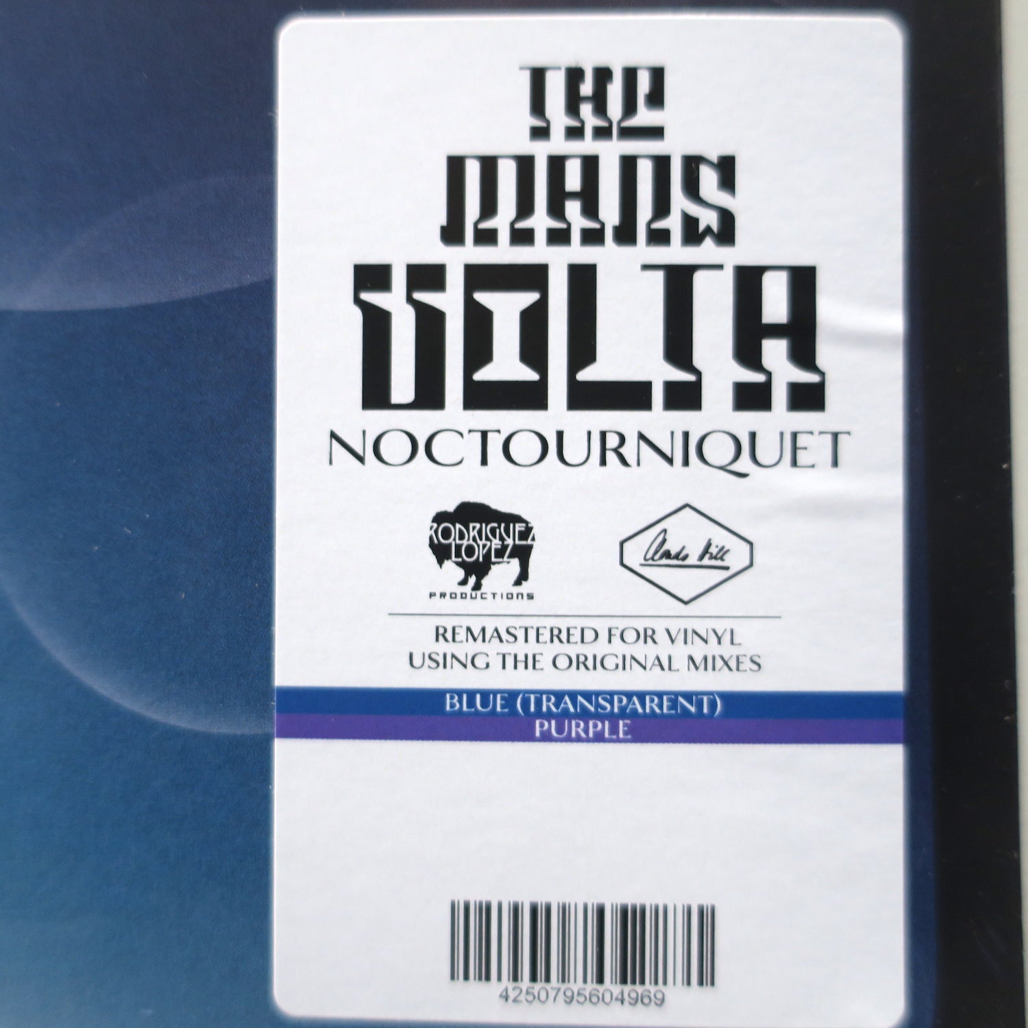 MARS VOLTA 'Noctourniquet' Limited Edition Blue & Purple Vinyl 2LP Record - Perfect for Music Collectors & Vinyl Enthusiasts