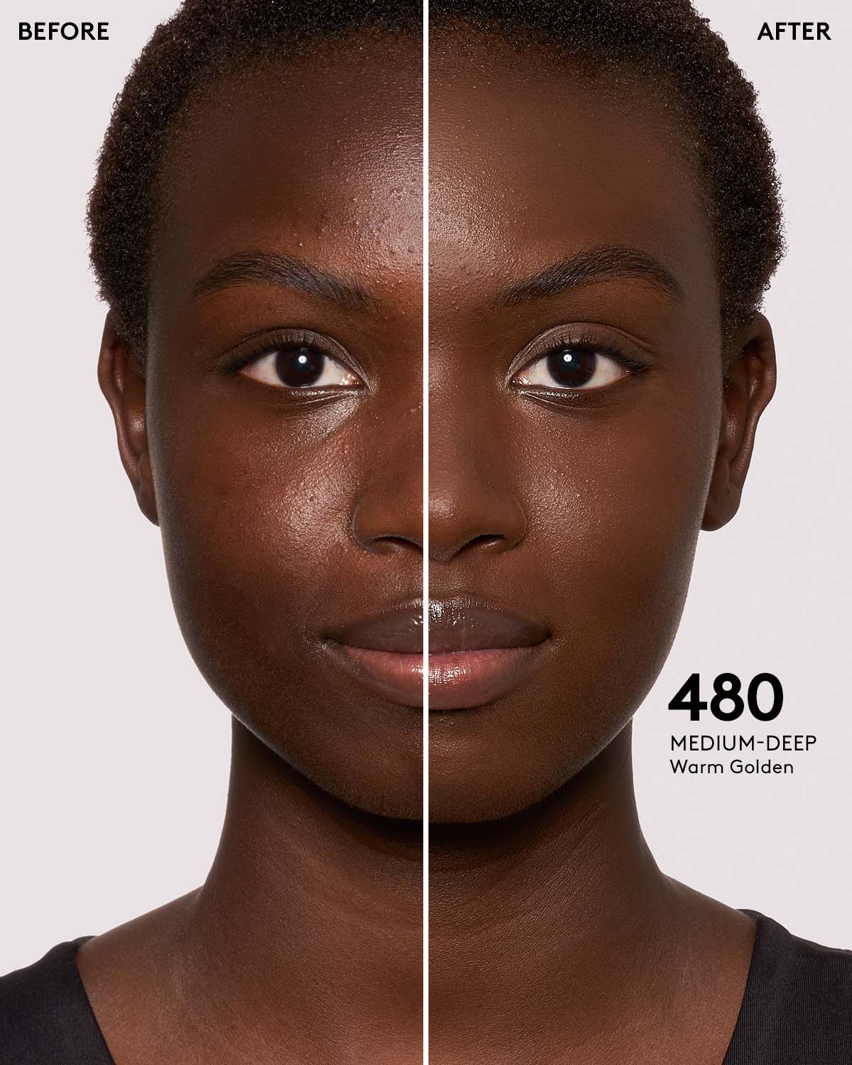 Soft'lit Naturally Luminous Longwear Foundation - 480 | Lightweight Full Coverage Liquid Makeup for Flawless Skin | Perfect for Daily Wear & Special Occasions