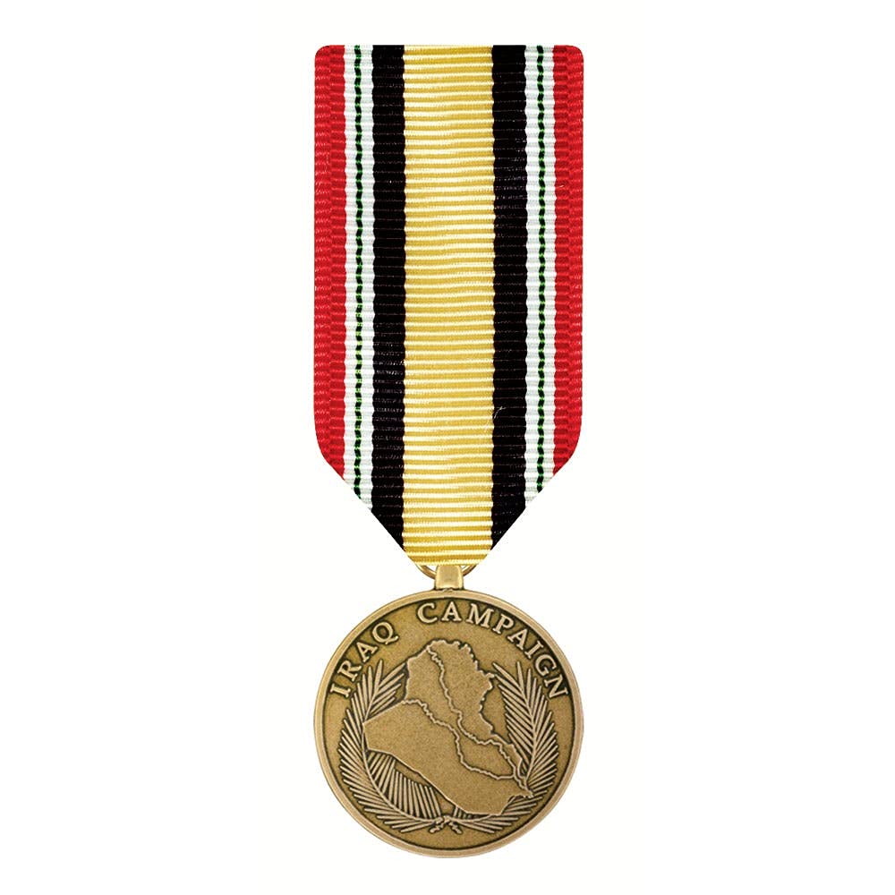 MEDALS OF AMERICA EST. 1976 Iraq Campaign Medal Miniature - Military Collectible for Display & Gifting | Perfect for Veterans, History Buffs & Medal Collections