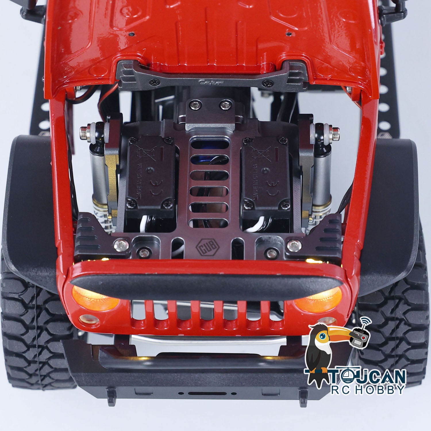 1/18 Scale CUB2 RC Crawler Car - Ready-to-Run (RTR) Remote Control Rock Crawler with 2-Speed Transmission, LED Lights & Sound Effects - Perfect for Off-Road Adventures, Backyard Crawling & RC Hobby Enthusiasts
