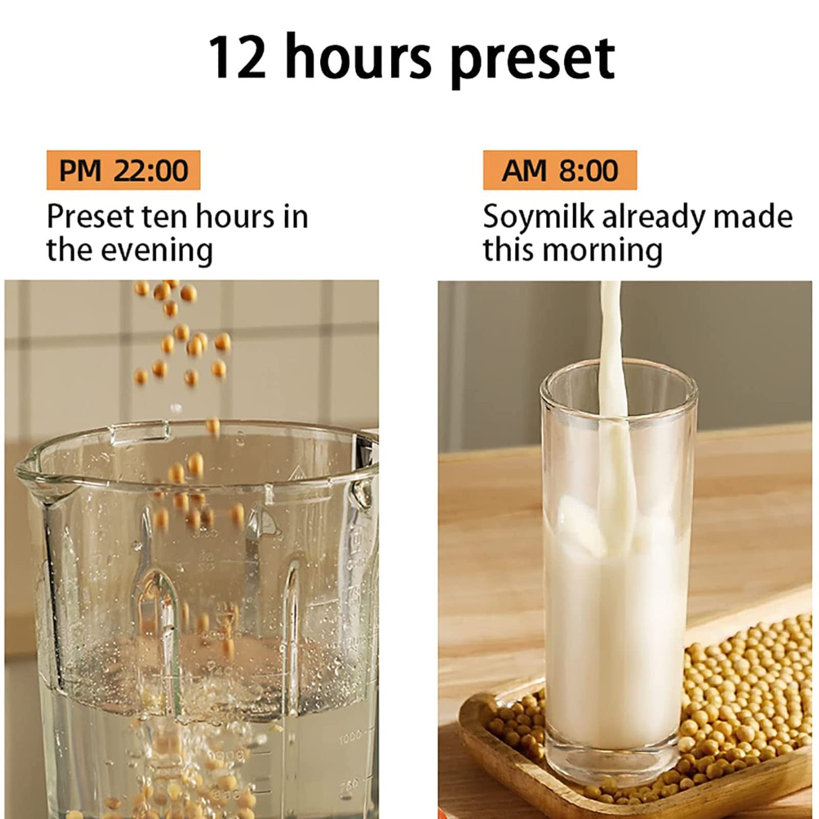 Mini Soybean Milk Maker 350ml - Automatic Personal Soymilk Machine with Stainless Steel Liner | Multifunctional for Grains, Rice Paste & Fruit Juice | Perfect for Breakfast, Healthy Snacks & Small Kitchens