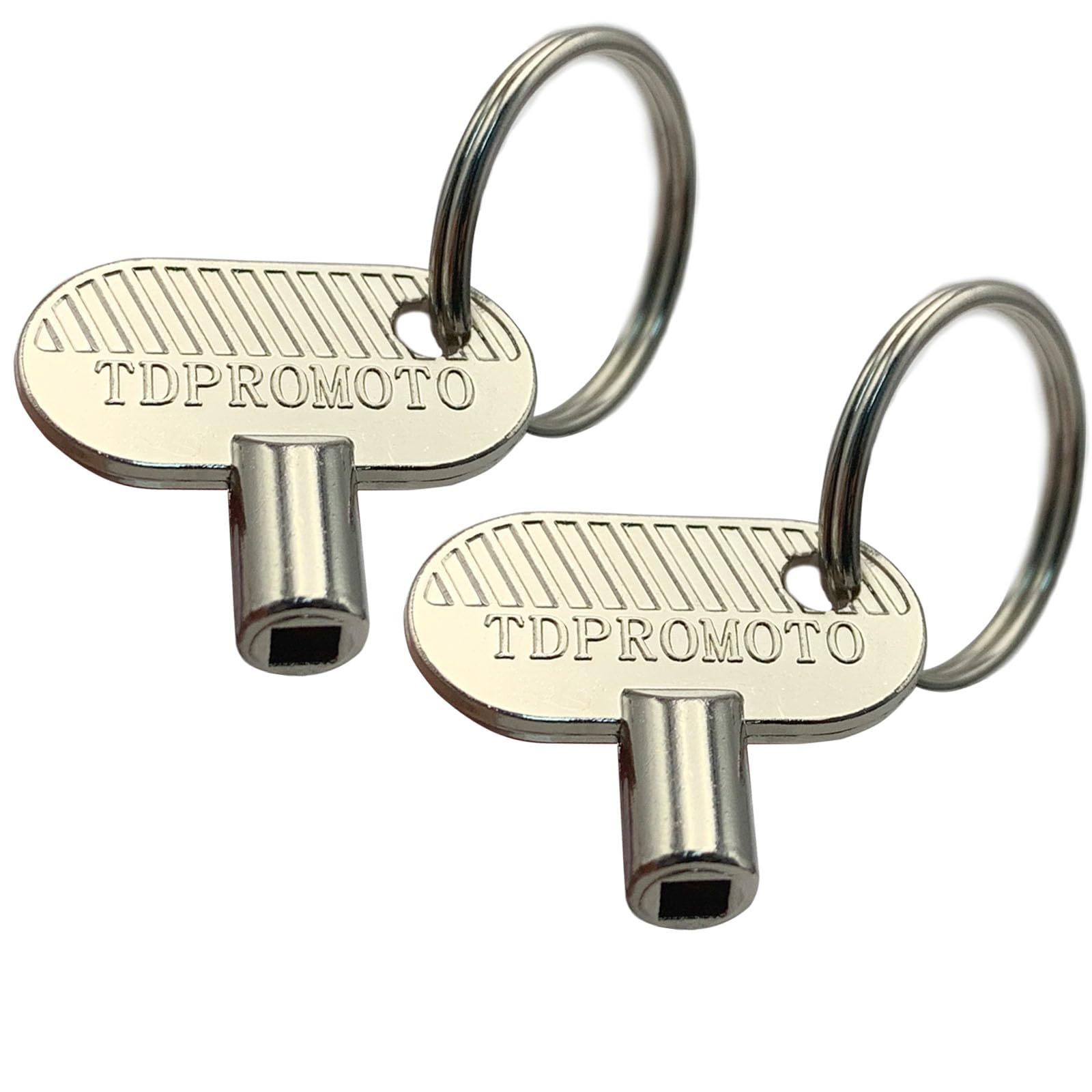 Orbit & Hydro-Rain Sprinkler Controller Key - 2 Pack Heavy Duty Metal Timer Lock Keys for Irrigation Systems (Perfect for Garden, Lawn & Landscape Watering)